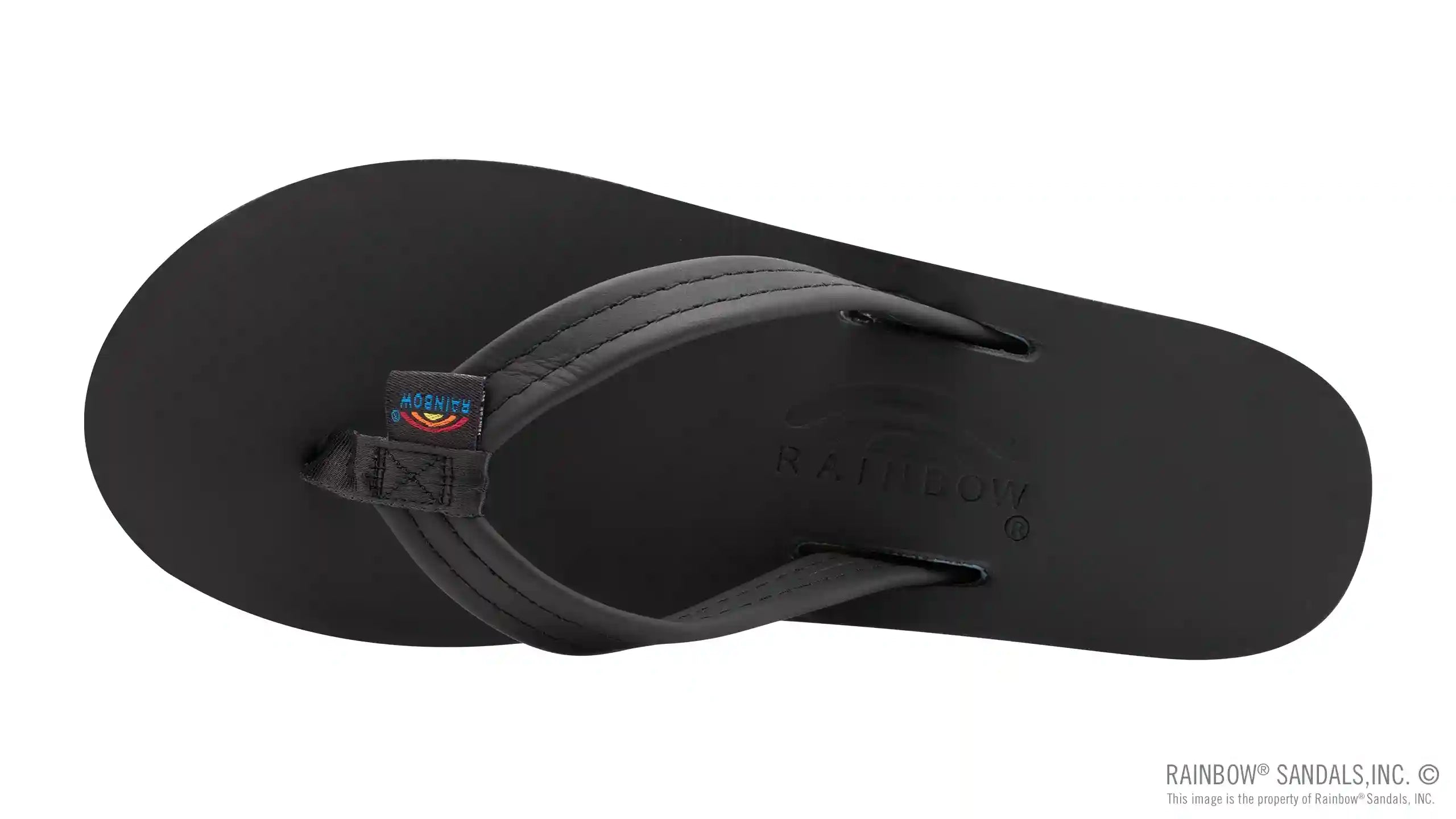 Four Layer Leather Wedge with a 3/4 Leather Strap - Image 3