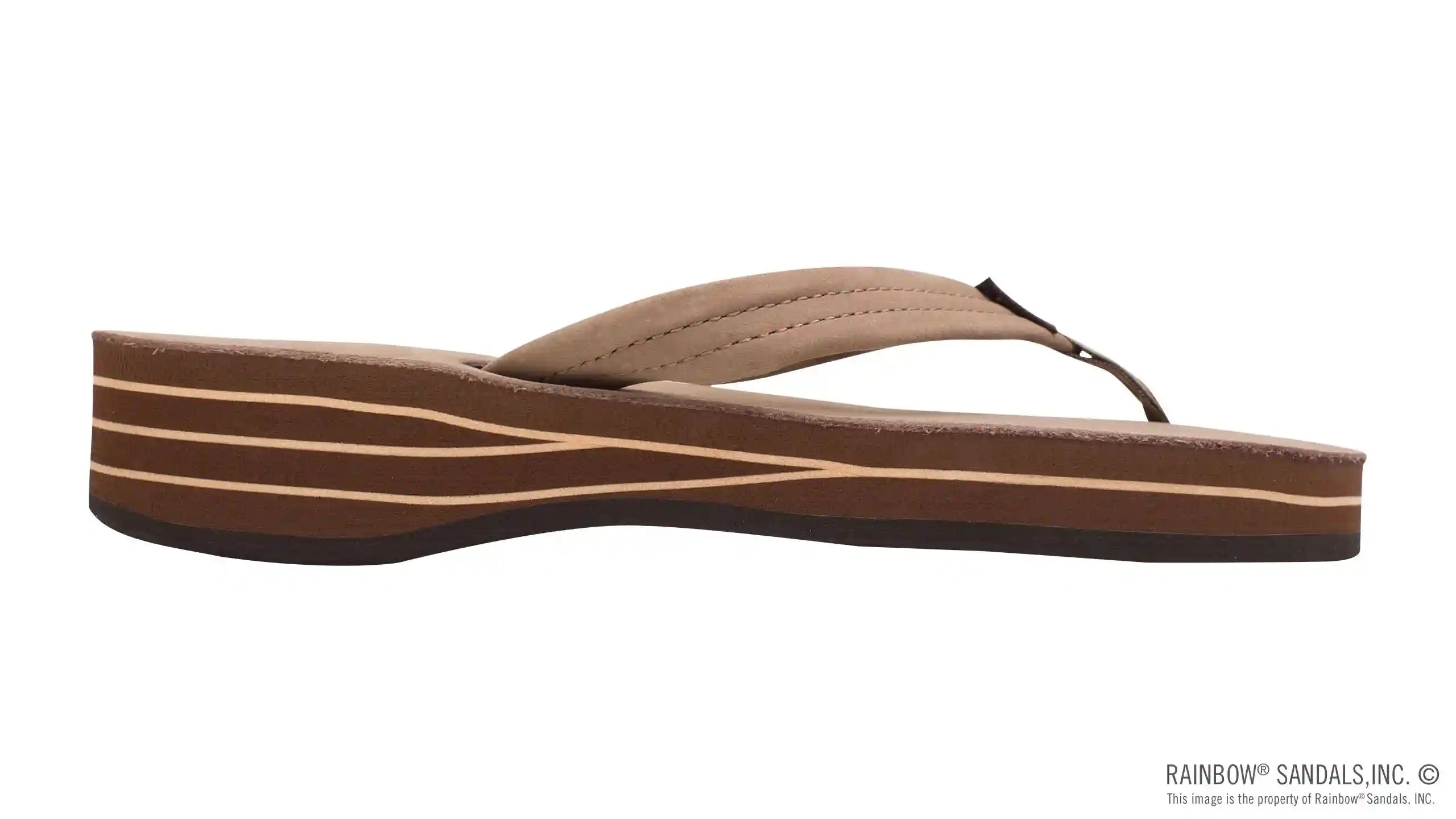 Four Layer Leather Wedge with a 3/4 Leather Strap - Image 14
