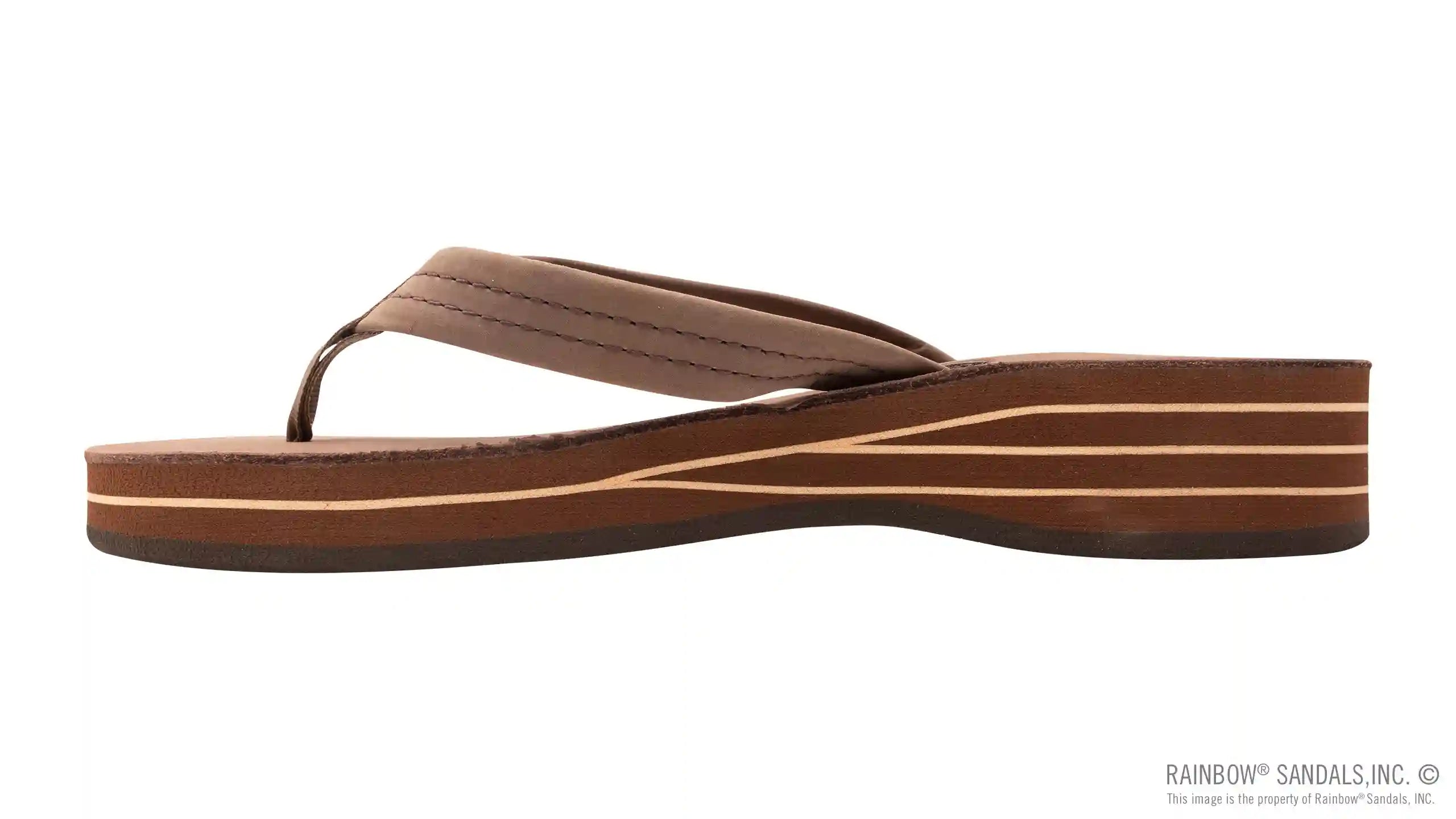 Four Layer Leather Wedge with a 3/4 Leather Strap - Image 17