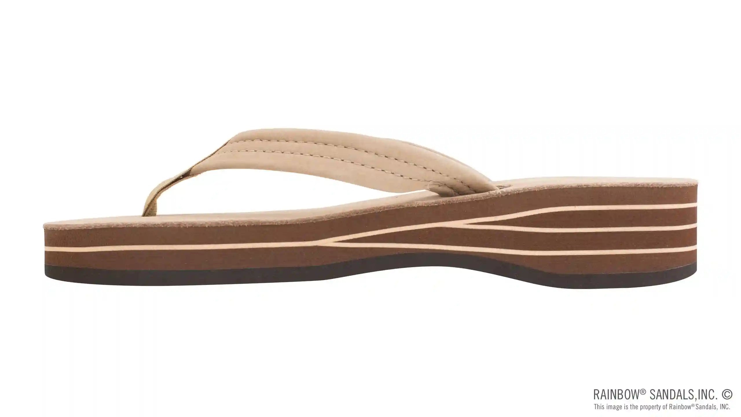 Four Layer Leather Wedge with a 3/4 Leather Strap - Image 27