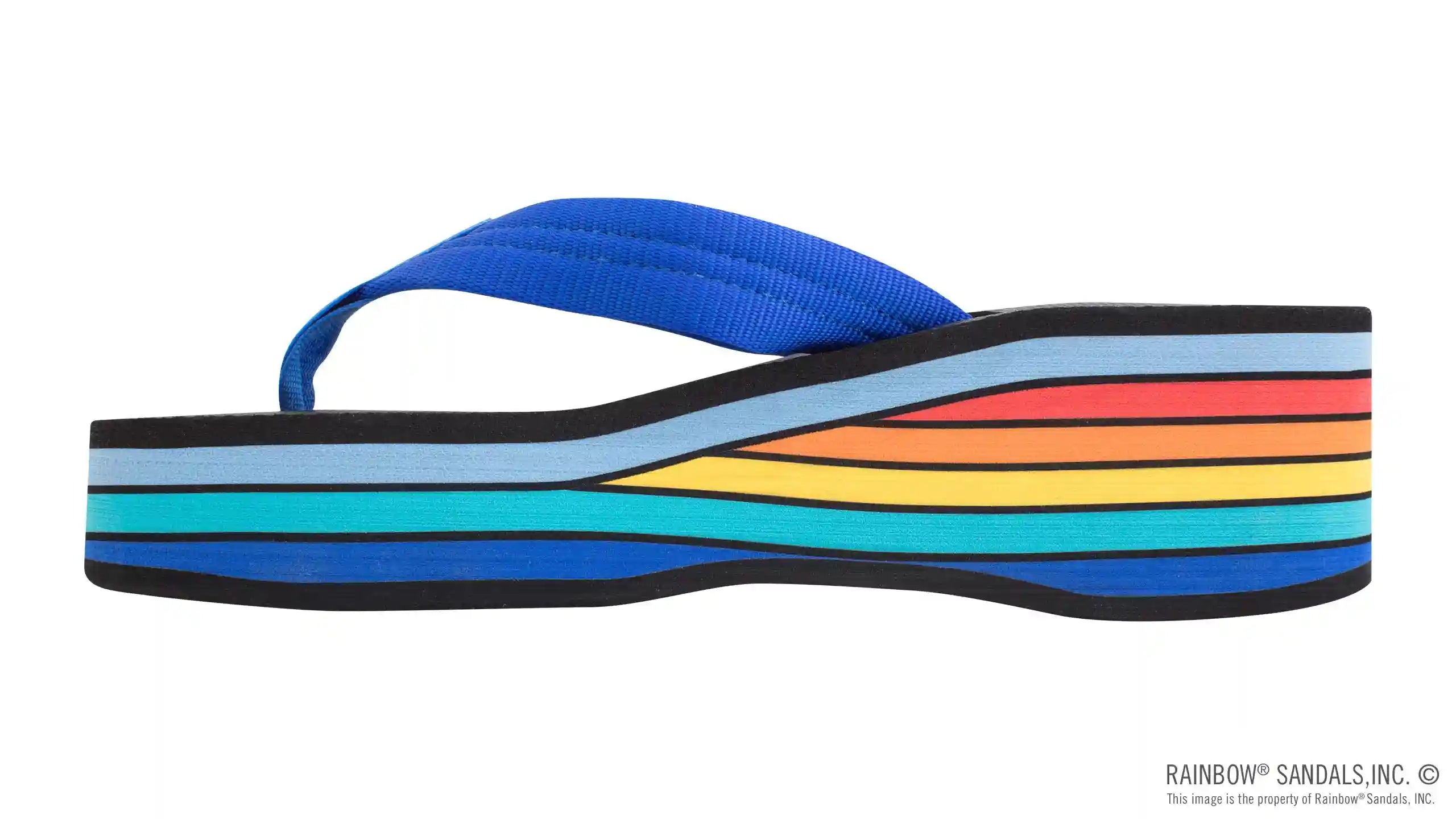 Six Layer Wedge Soft Rubber Top with EVA Filled 1 Nylon Strap - Image 12