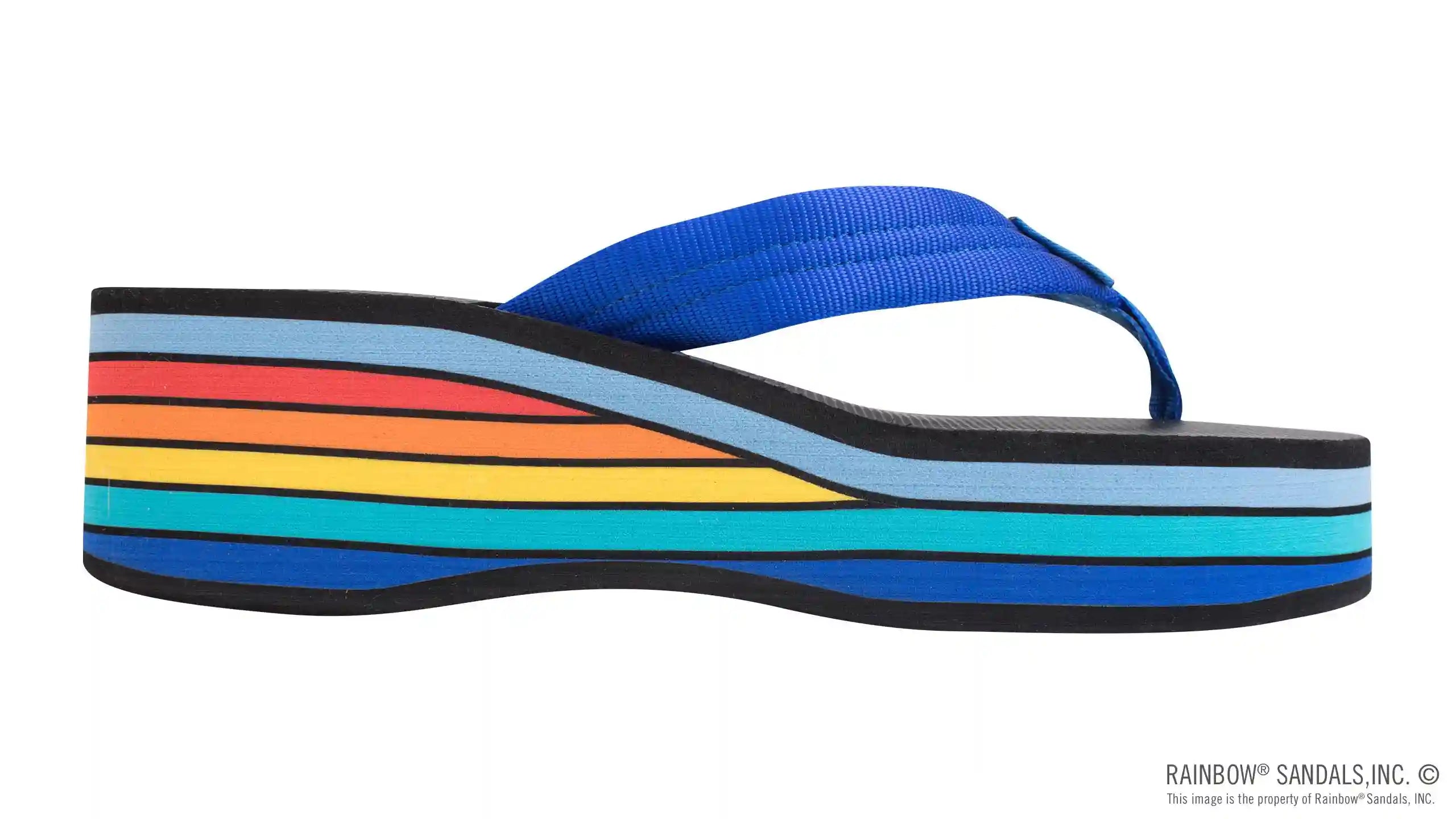 Six Layer Wedge Soft Rubber Top with EVA Filled 1 Nylon Strap - Image 14