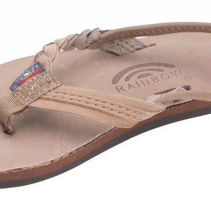 Kids Flirty Braidy- Premier Leather Braided 1/2 Strap