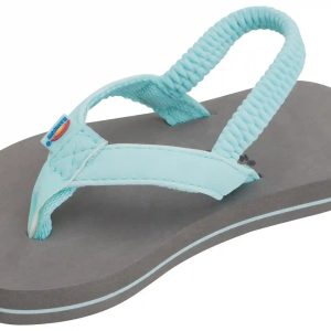 The Grombow - Soft  Rubber Top Sole  with 1/2 Narrow Strap and Pin line