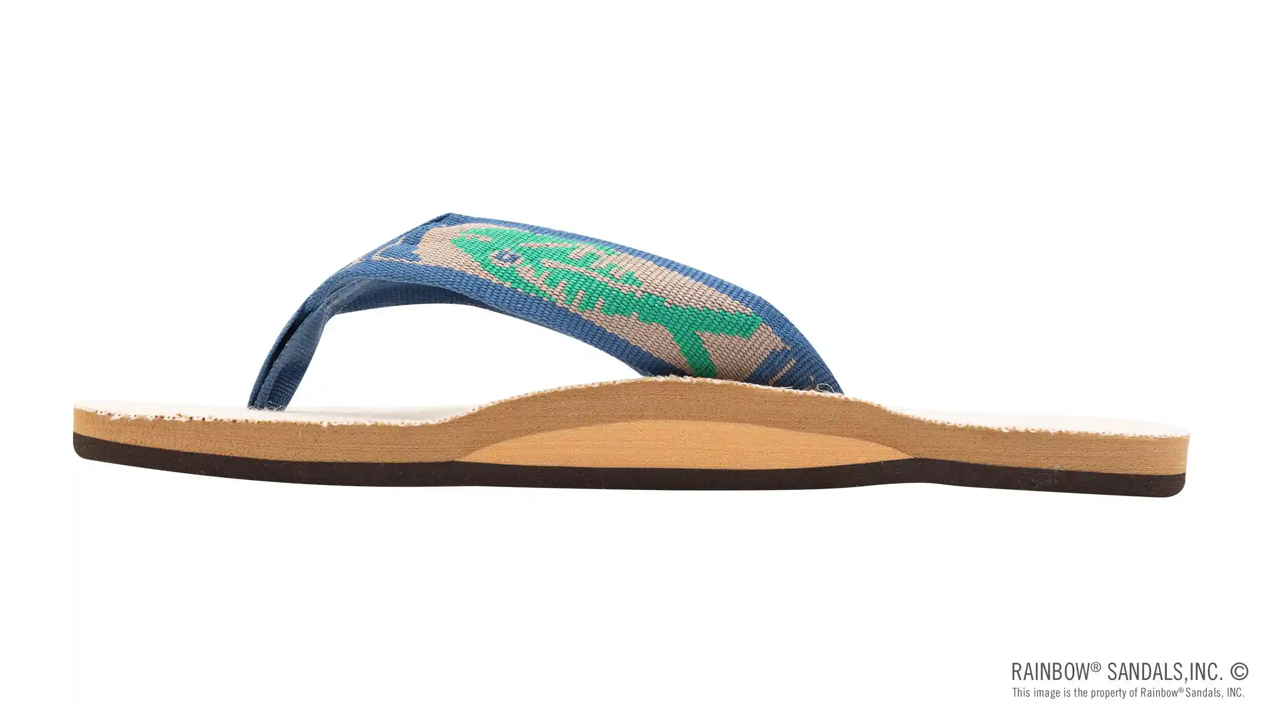 Single Layer Hemp with a 1 Nylon Fish Pattern Strap - Image 12