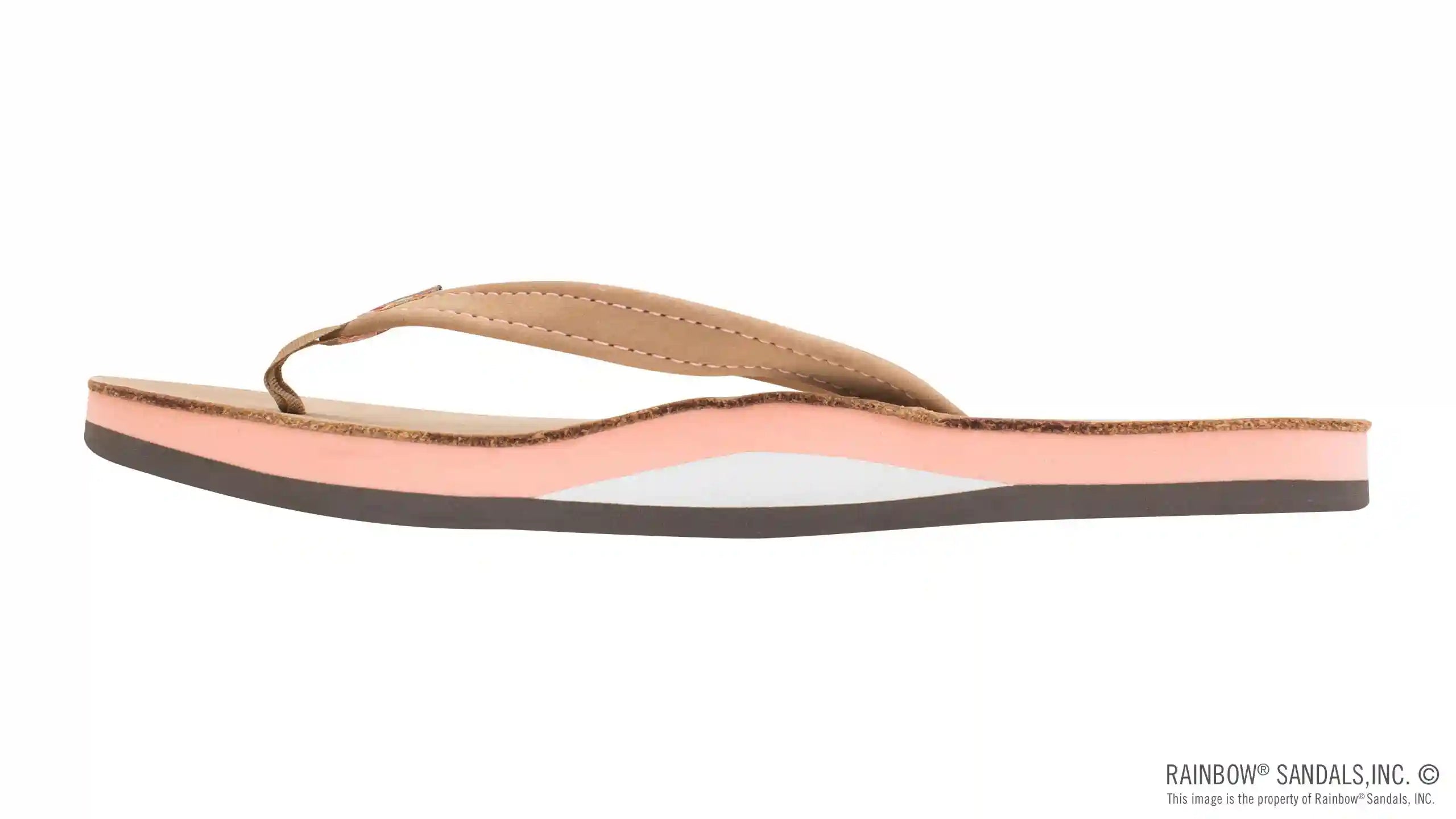 The Tropics - Single Layer Premier Leather with Colorful Mid Sole and a 1/2 Narrow Strap - Image 2