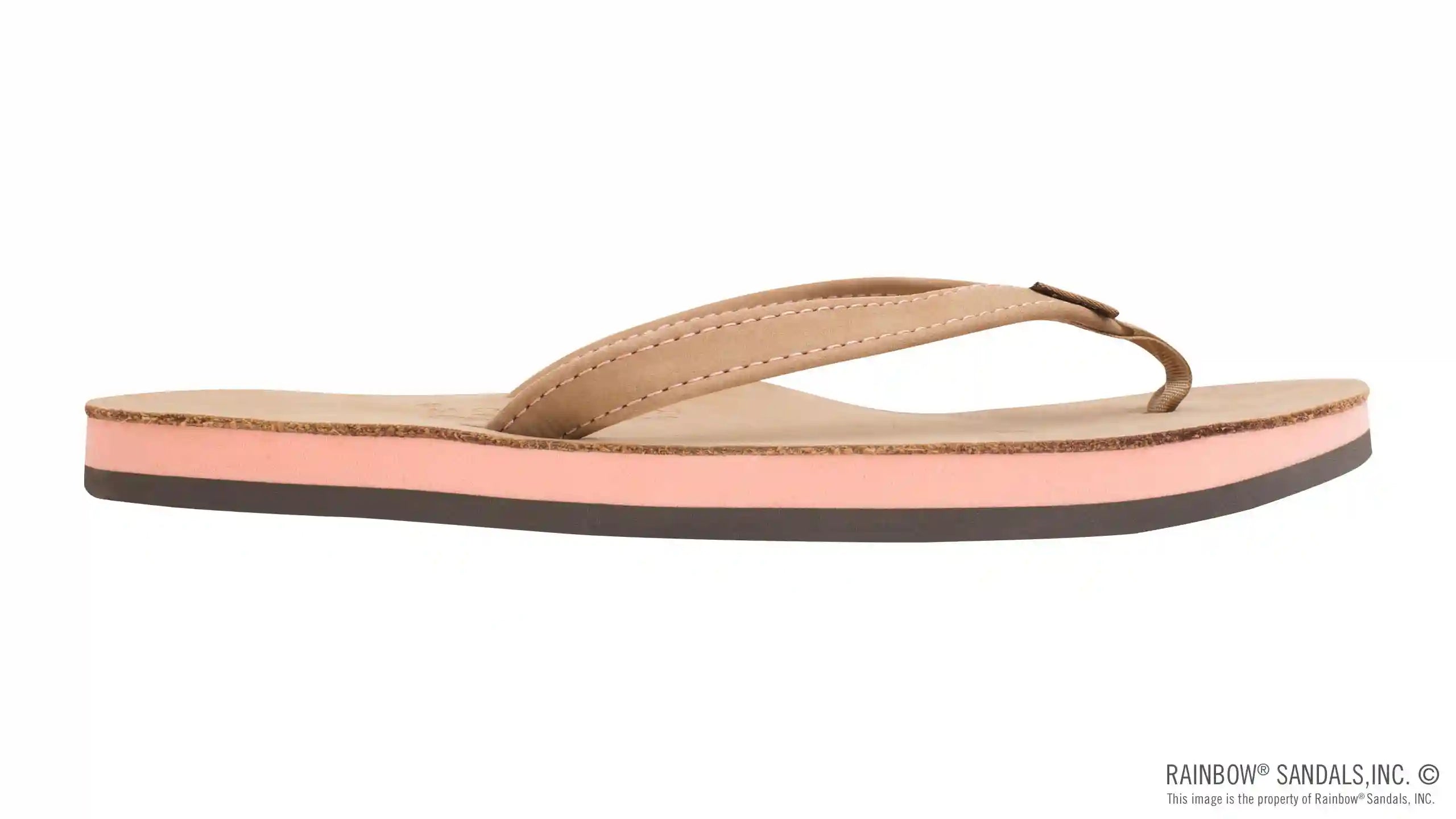 The Tropics - Single Layer Premier Leather with Colorful Mid Sole and a 1/2 Narrow Strap - Image 4