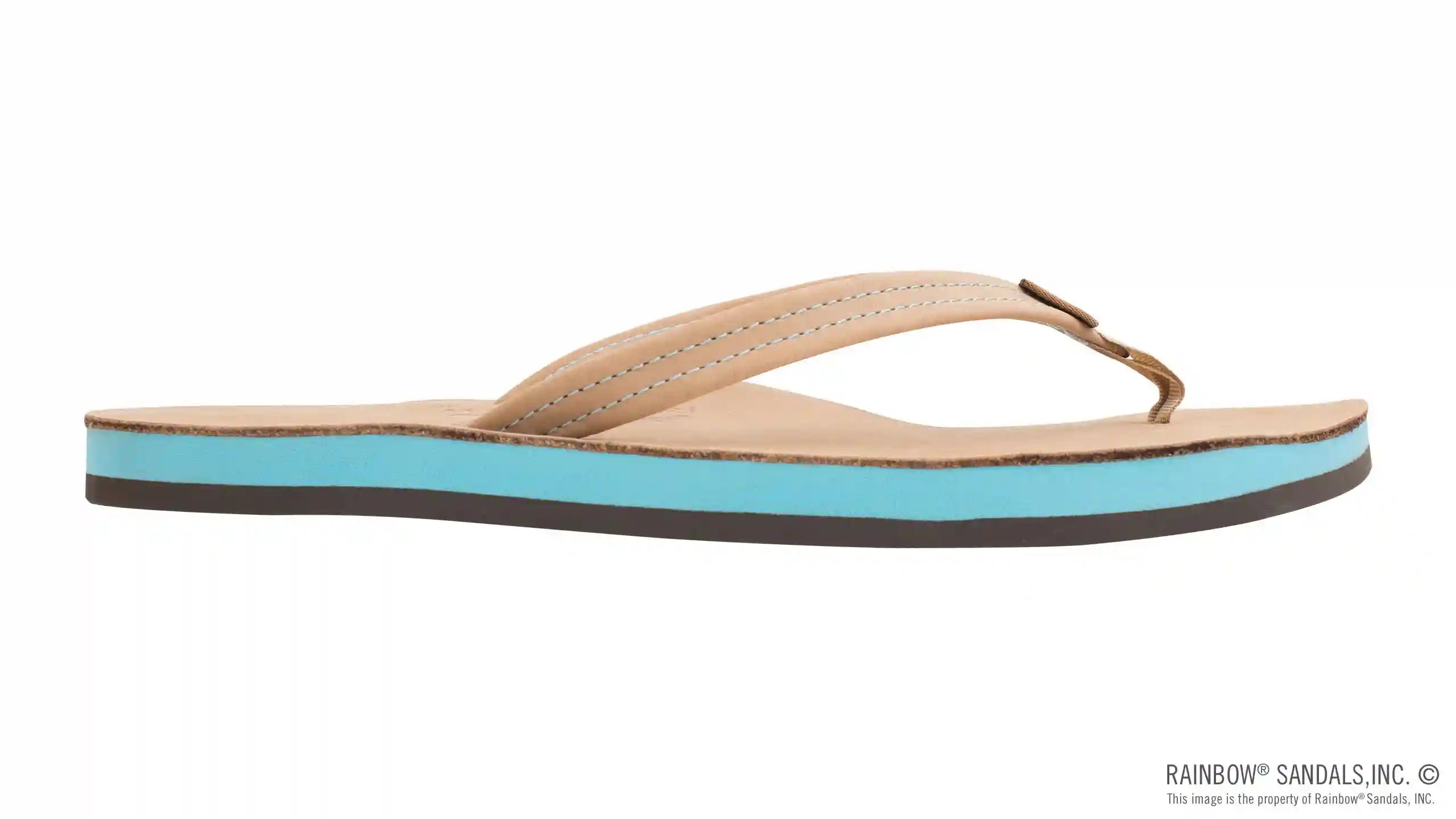 The Tropics - Single Layer Premier Leather with Colorful Mid Sole and a 1/2 Narrow Strap - Image 9