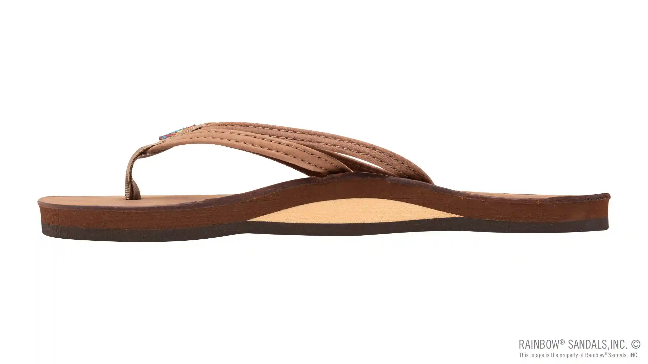 The Sandpiper - Luxury Leather Single Layer Arch Support with 1/3 Double Narrow Strap - Image 17