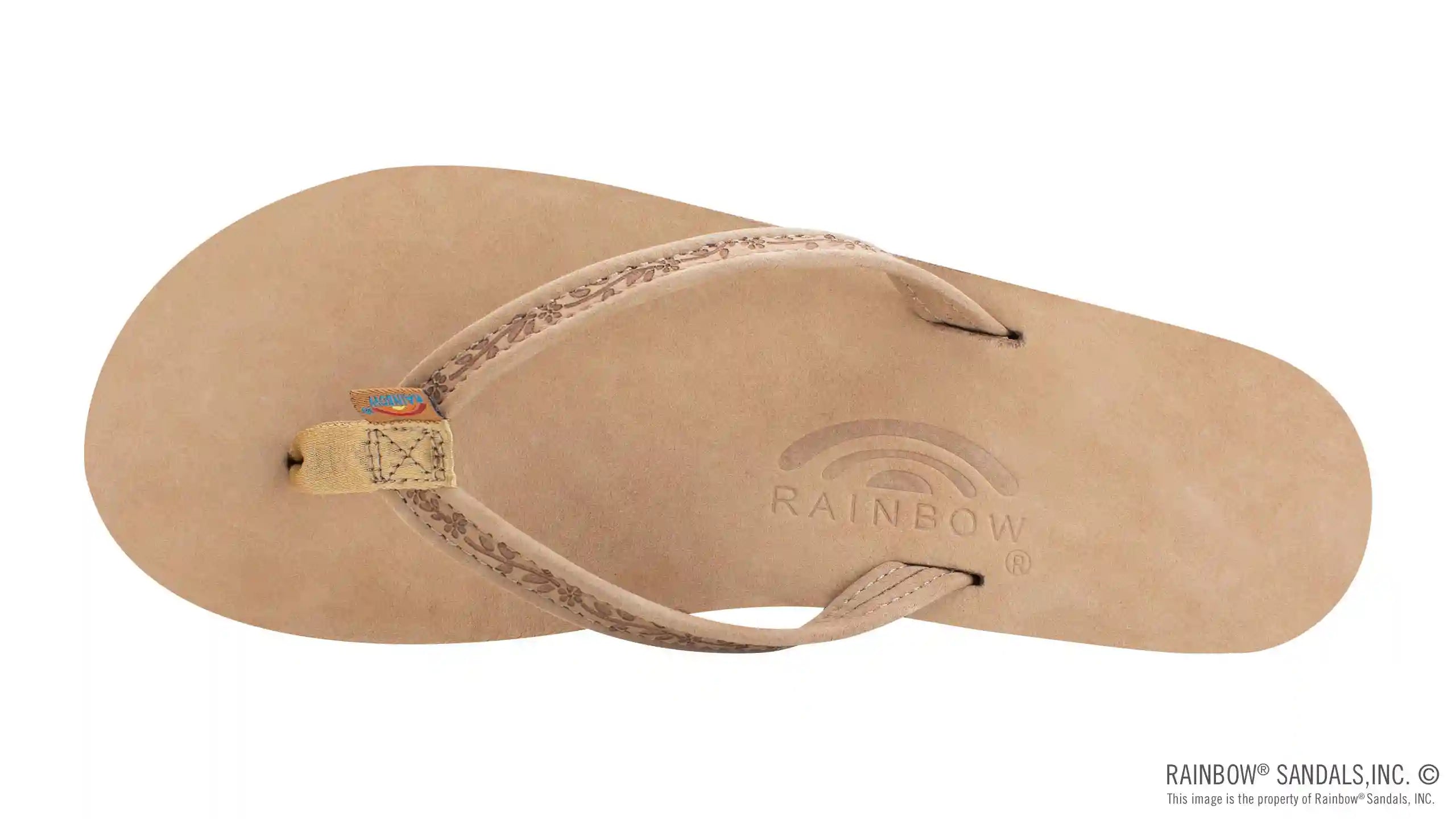 Las Flores - Single Layer Premier Leather with a Floral 1/2 Narrow Strap - Image 8