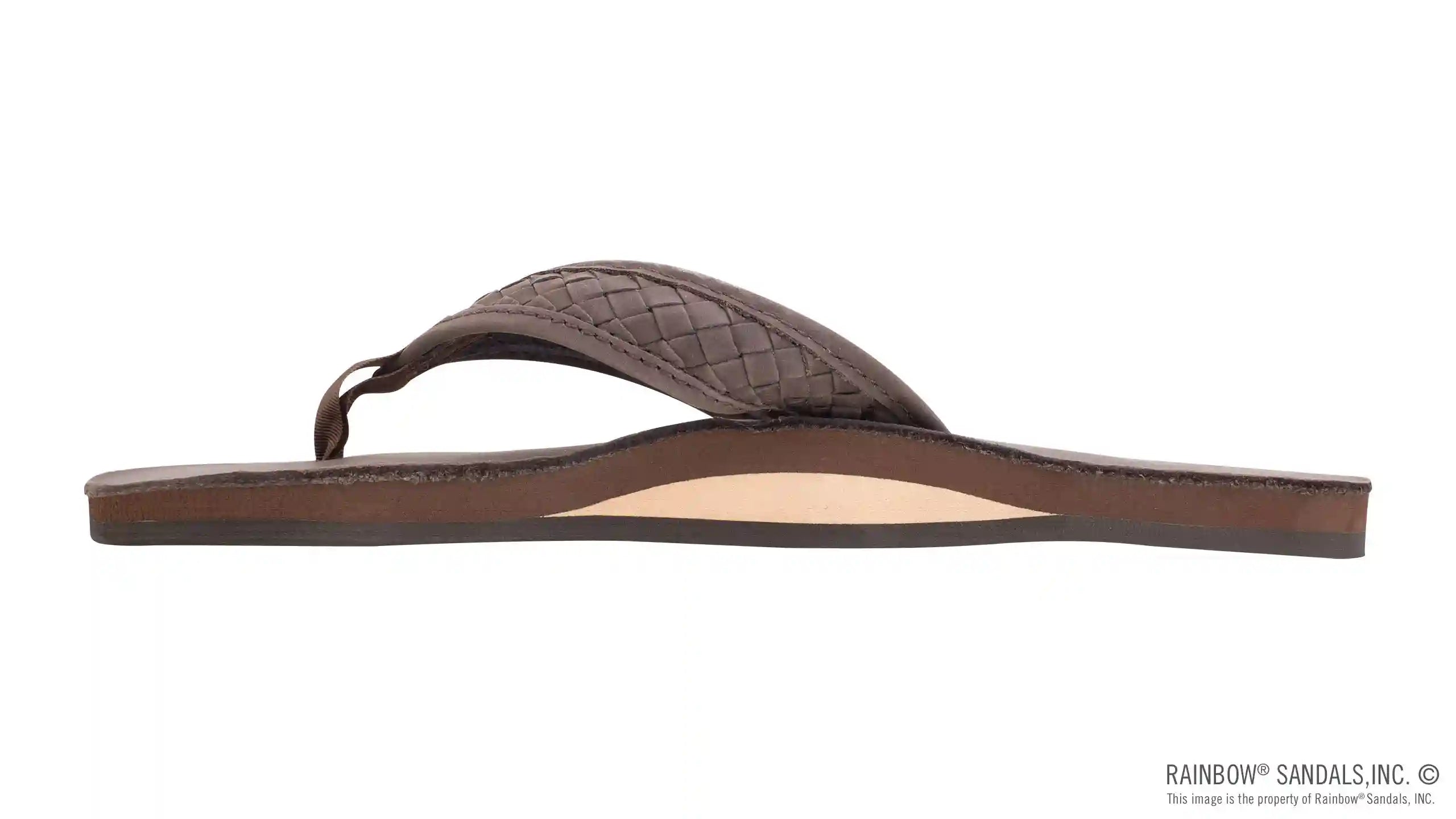 The Bentley - Classic Leather Top Sole with 1 Hand Woven Strap - Image 2