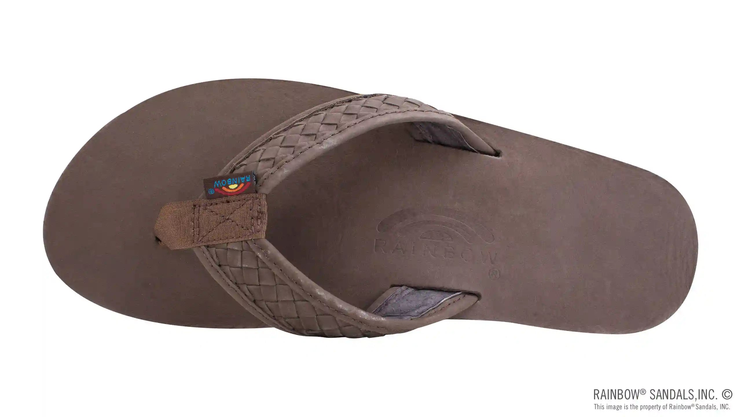 The Bentley - Classic Leather Top Sole with 1 Hand Woven Strap - Image 3