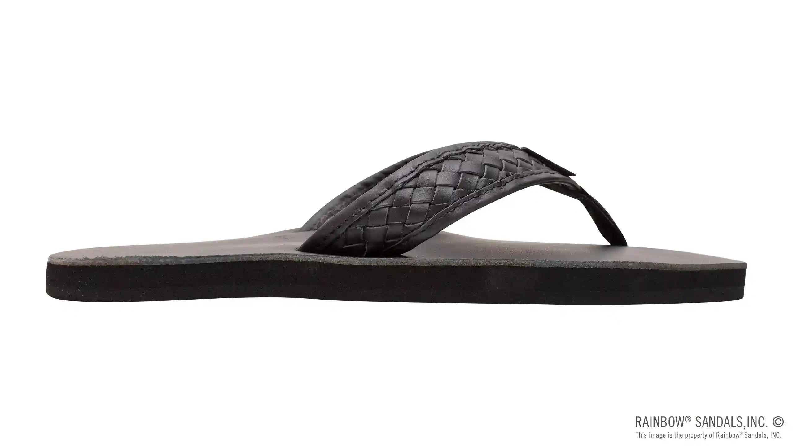 The Bentley - Classic Leather Top Sole with 1 Hand Woven Strap - Image 9