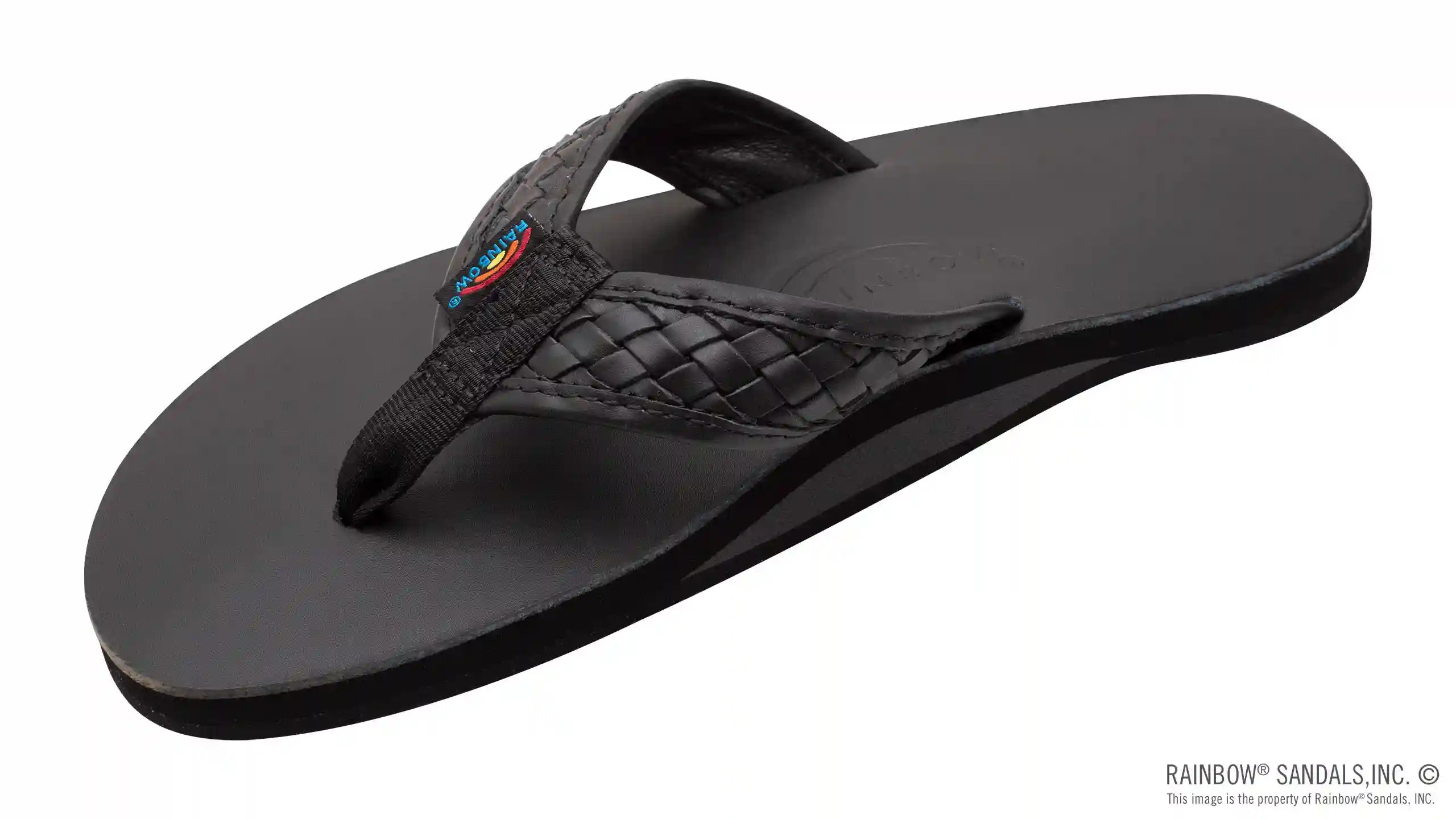 The Bentley - Classic Leather Top Sole with 1 Hand Woven Strap - Image 6