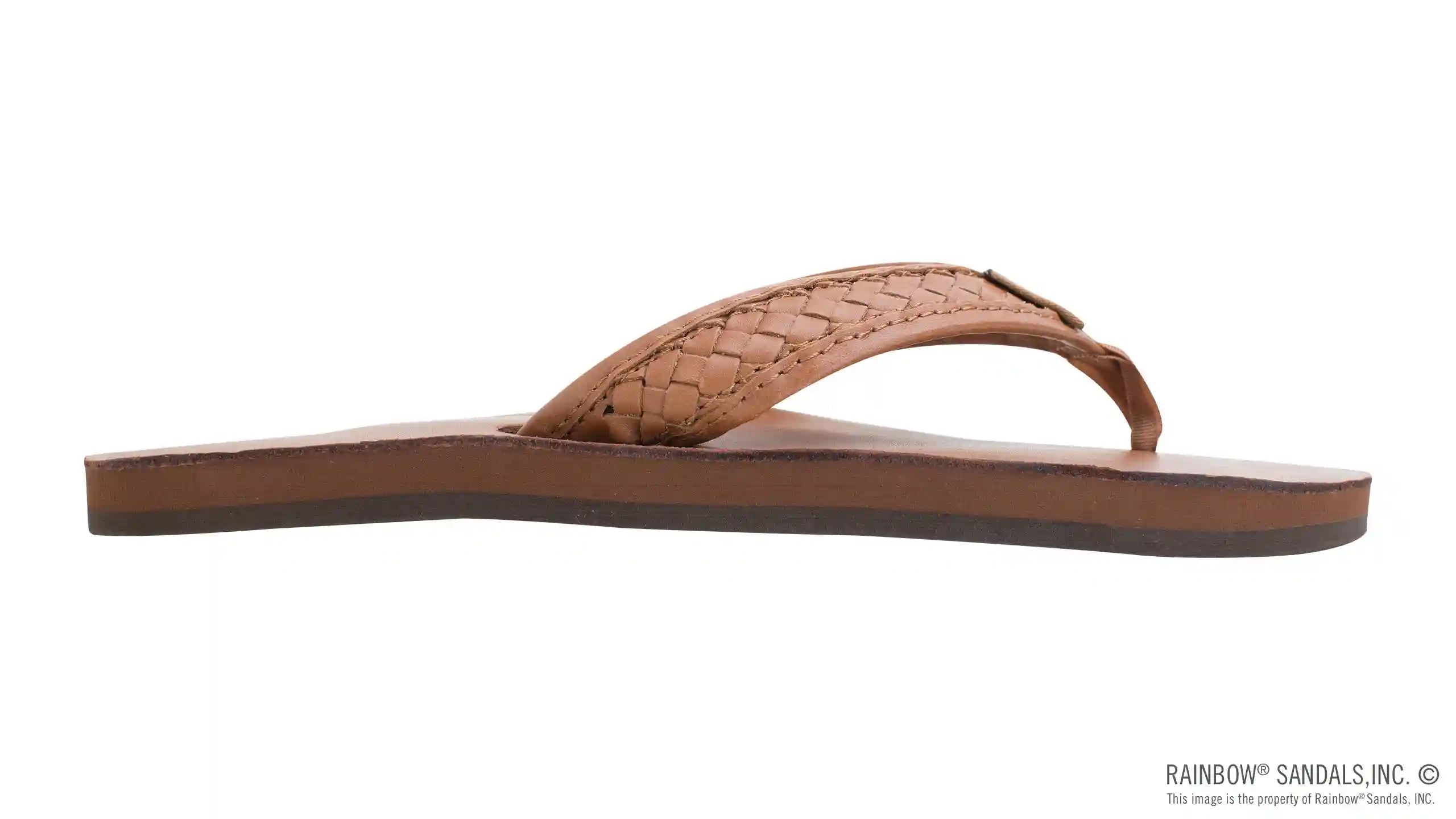 The Bentley - Classic Leather Top Sole with 1 Hand Woven Strap - Image 14