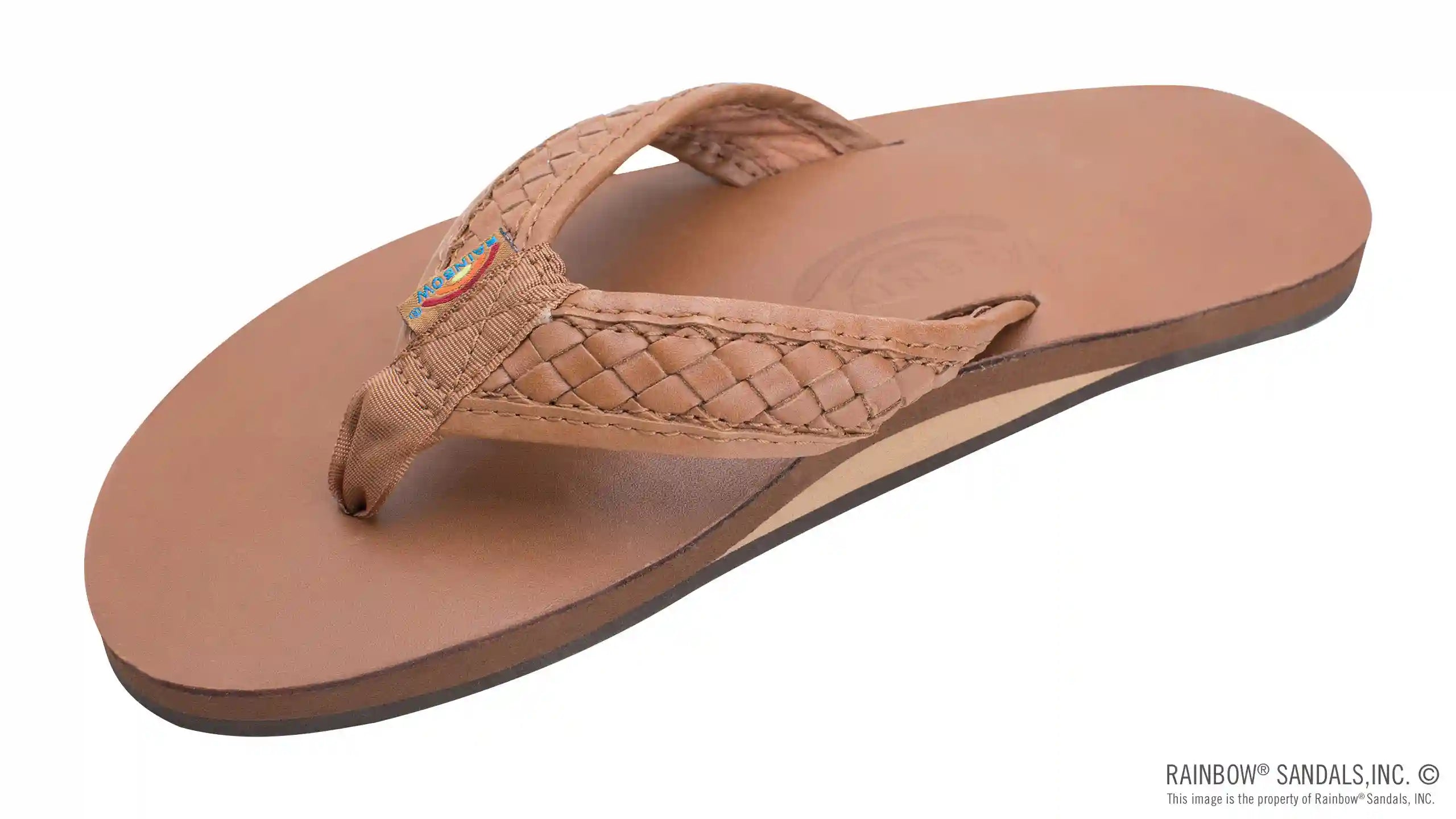 The Bentley - Classic Leather Top Sole with 1 Hand Woven Strap - Image 11
