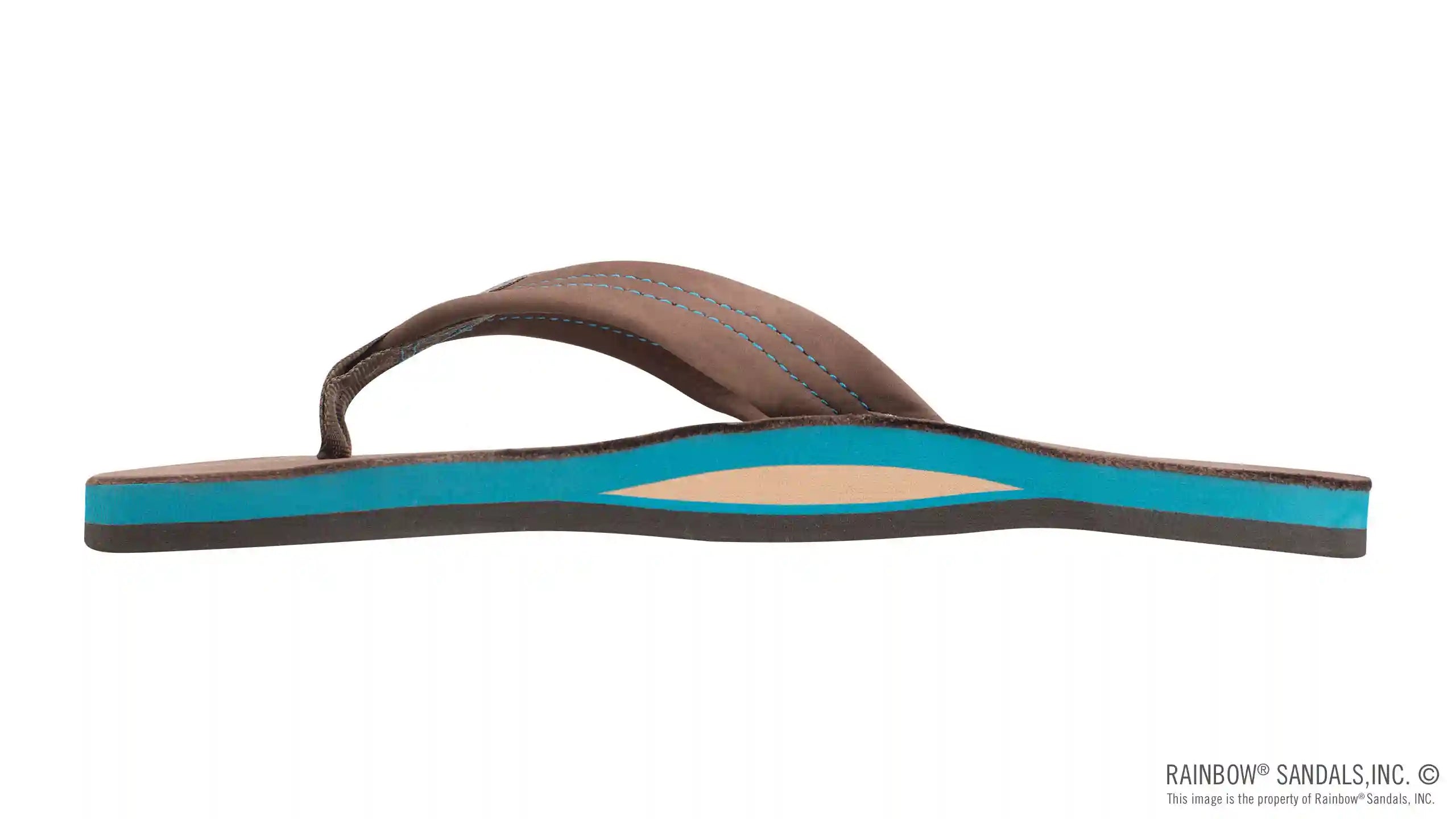 Premier Blues - Single Layer Premier Leather with Blue Midsole 1 Strap - Image 2