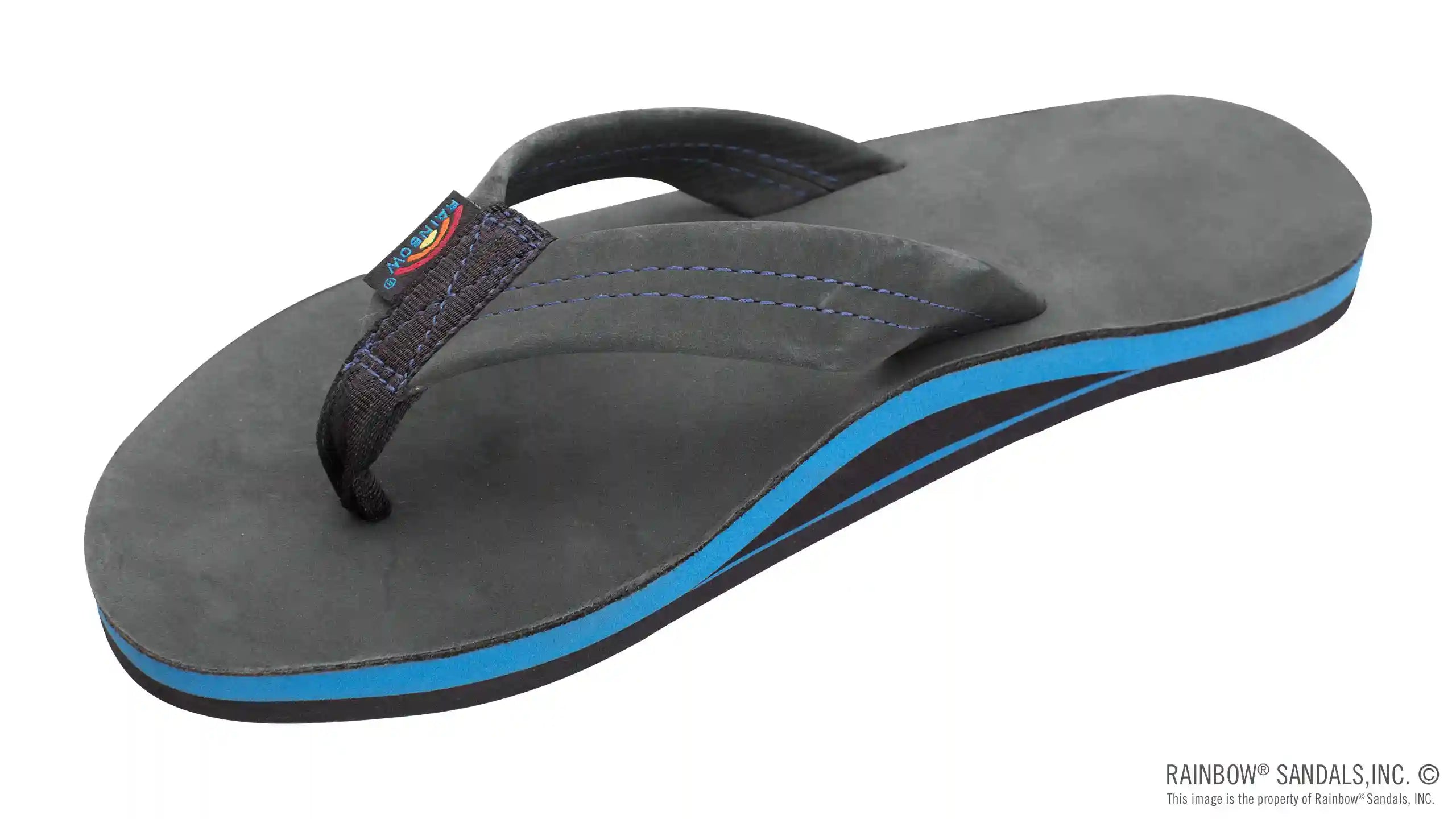 Premier Blues - Single Layer Premier Leather with Blue Midsole 1 Strap - Image 6