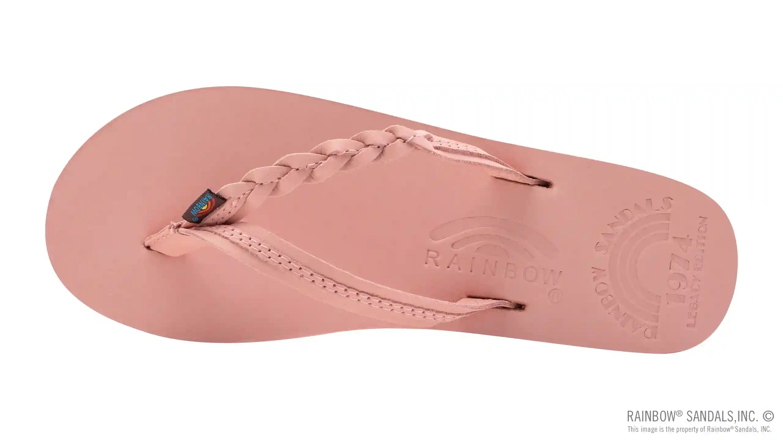 Legacy Collection Flirty Braidy Pink Single Layer Premier Leather w/Braid - Image 3