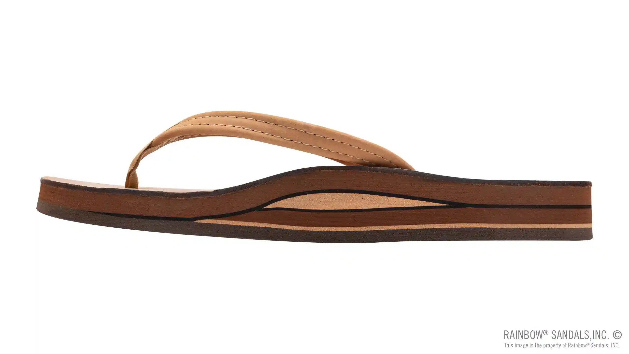 Luxury Leather - Double Layer Arch 1/2 Narrow Strap - Image 2