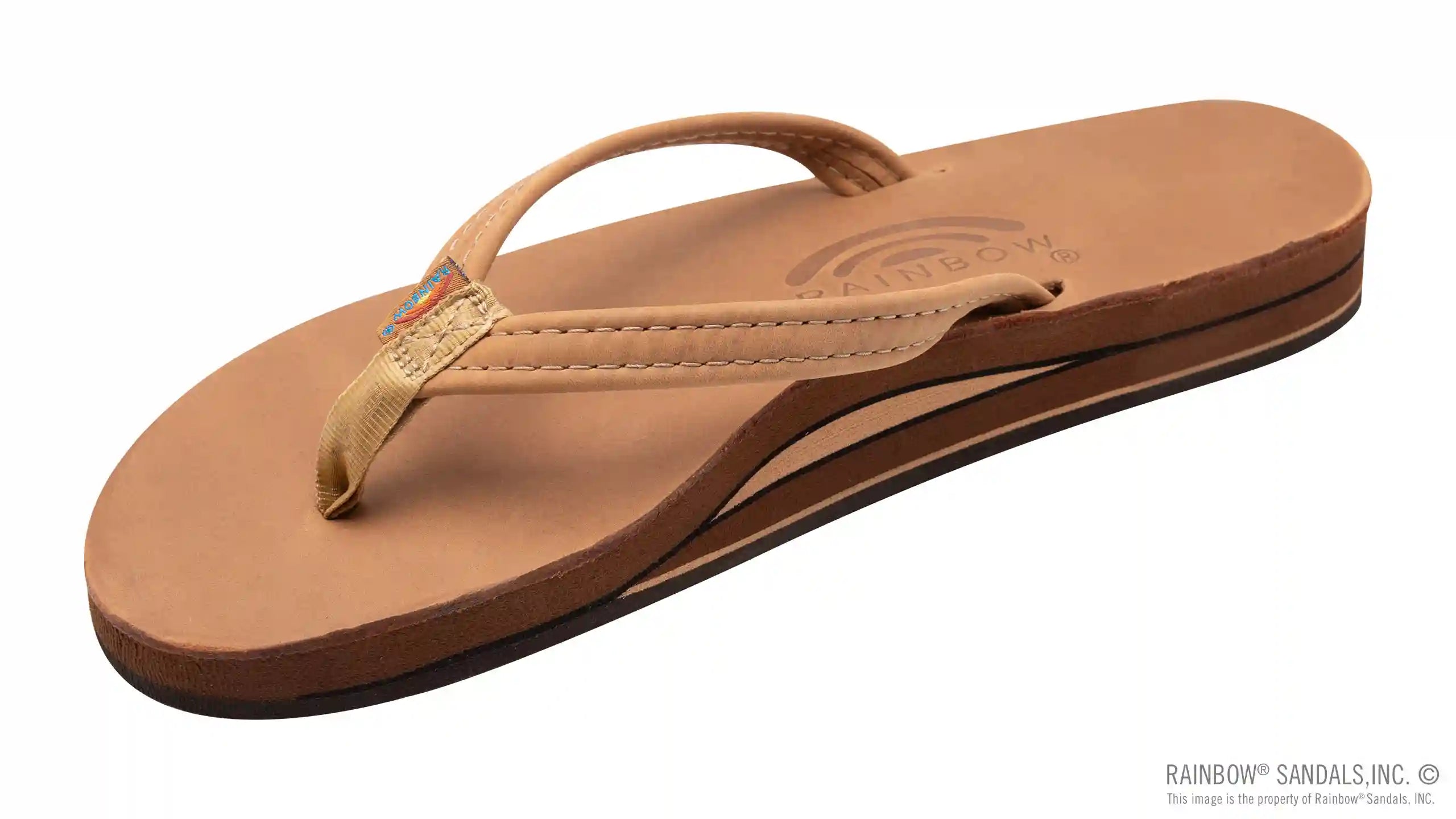Luxury Leather - Double Layer Arch 1/2 Narrow Strap