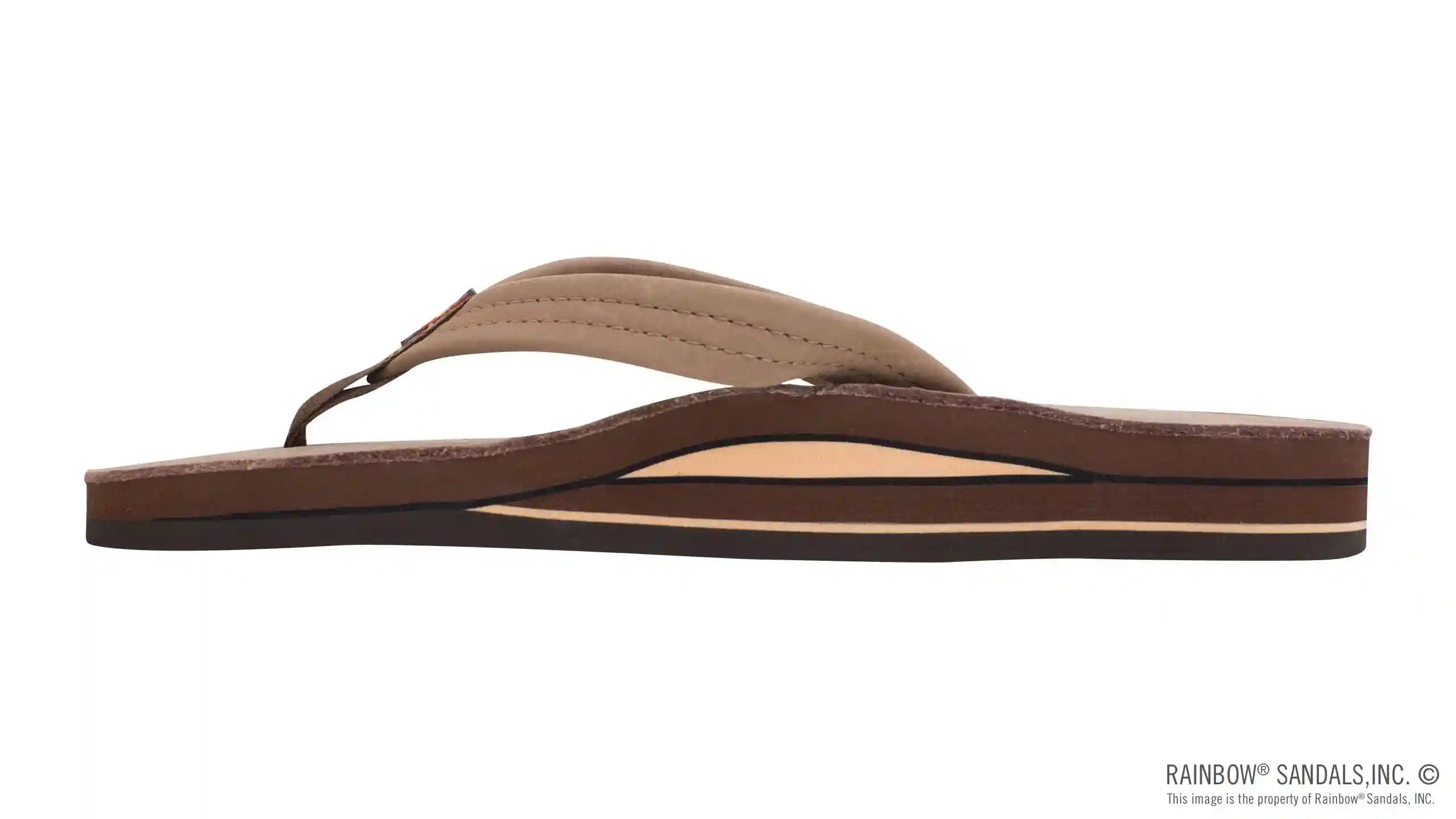 Double Layer Arch Support Premier Leather 3/4' Medium Strap - Image 2