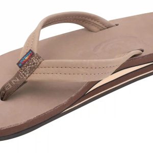Double Layer Arch Support Premier Leather 3/4' Medium Strap