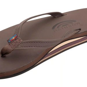 Double Layer Arch Support Classic Leather and 1/2 Narrow Strap