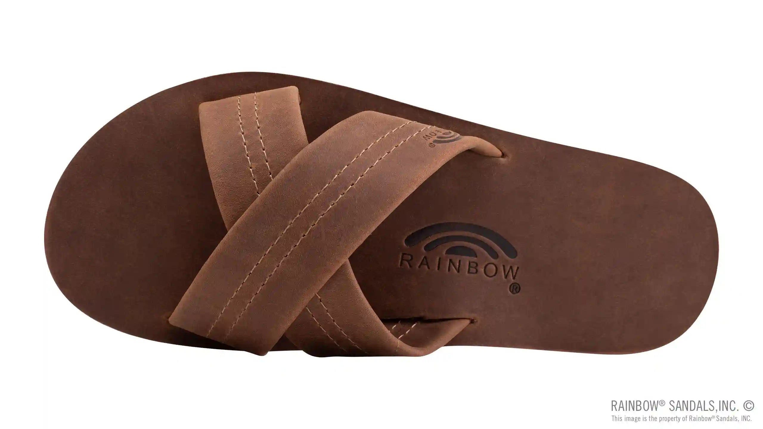 Premier Leather Double Layer Arch Cross Strap Rolled Stitch - Image 18
