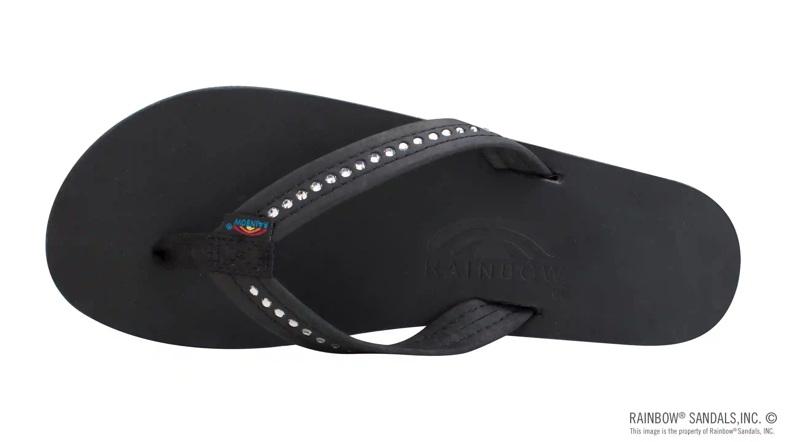 Four Layer Leather Wedge - 3/4 Strap with Crystals - Image 23