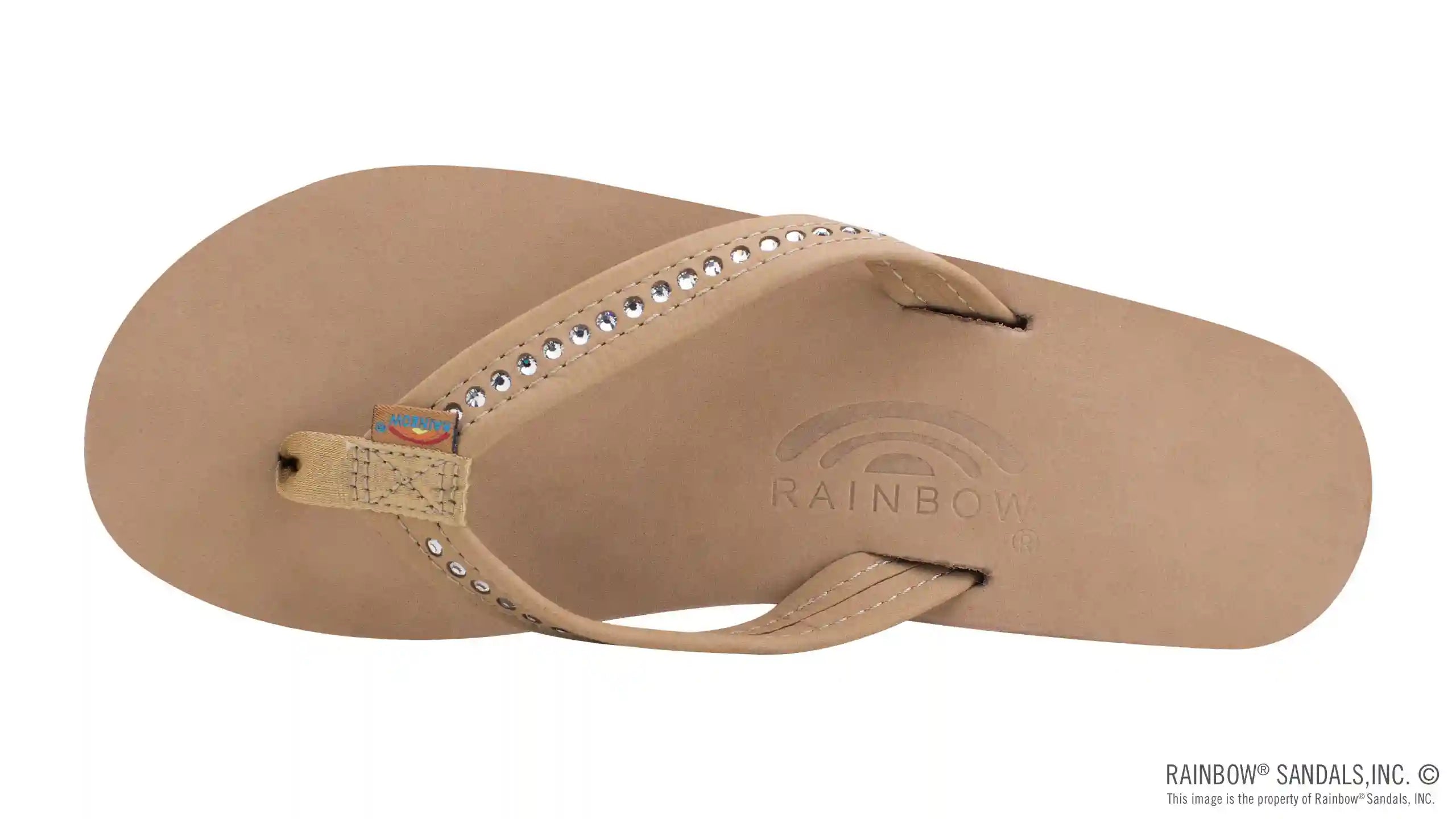 Six Layer Leather Wedge - 3/4 Strap with Crystals - Image 18