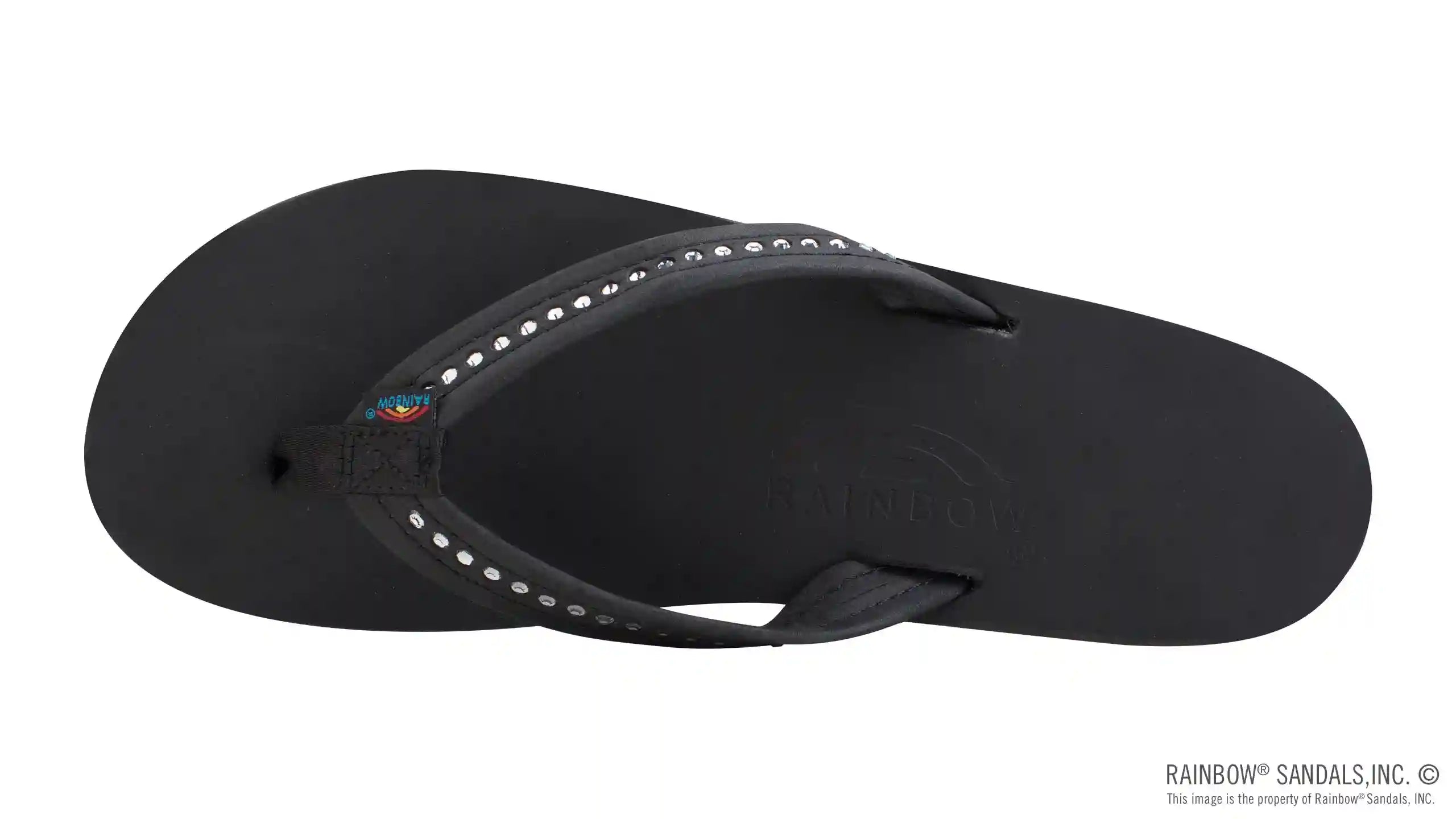 Six Layer Leather Wedge - 3/4 Strap with Crystals - Image 23