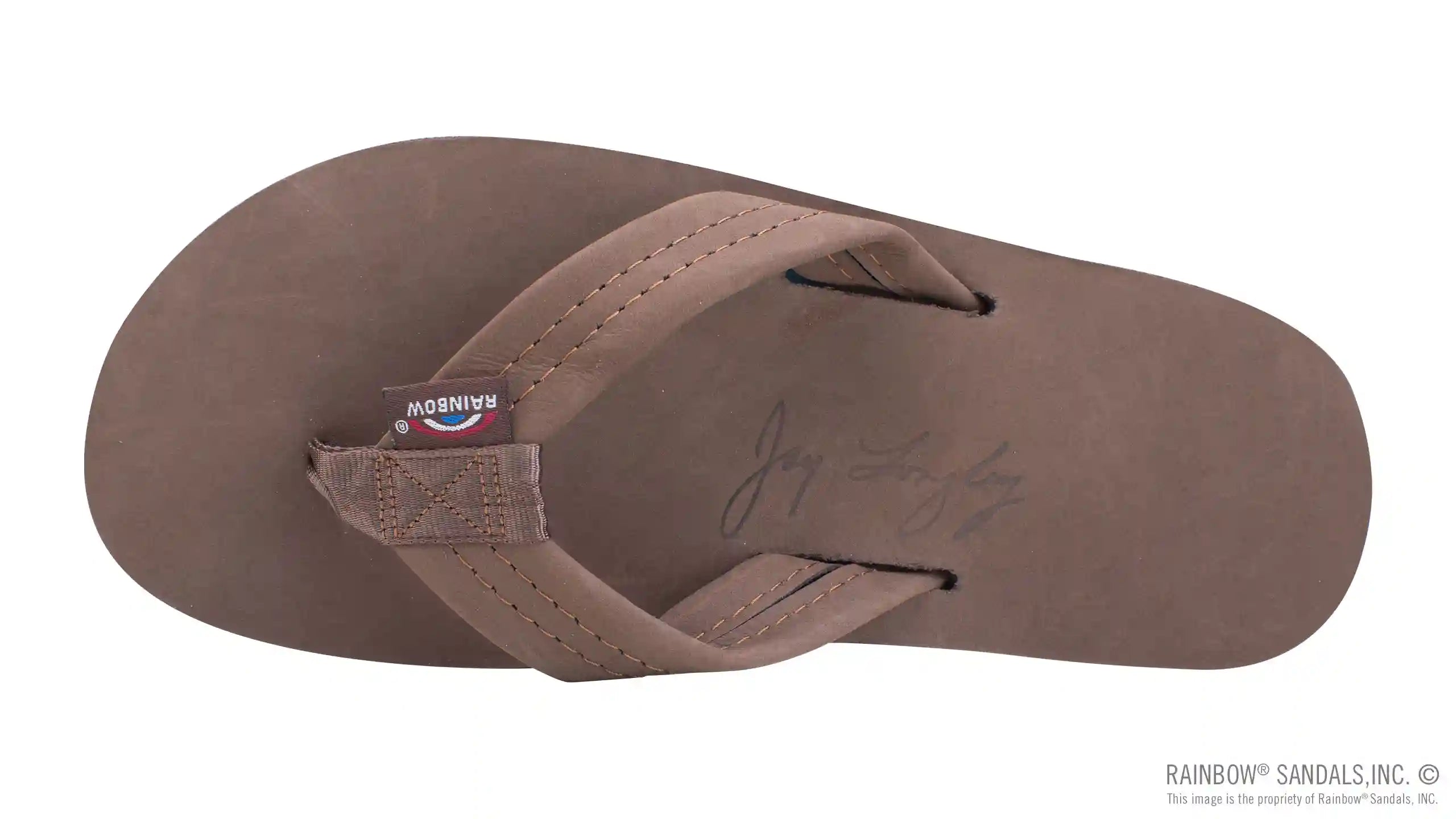 The Americana -Men's Single layer Premier Leather Red White & Blue Mid Sole - Image 3