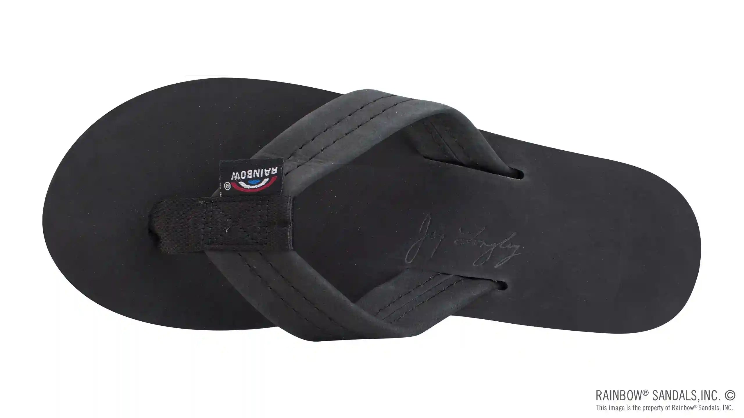 The Americana - Women's Single layer Premier Leather Red White & Blue Mid Sole with a 1 Strap - Image 3