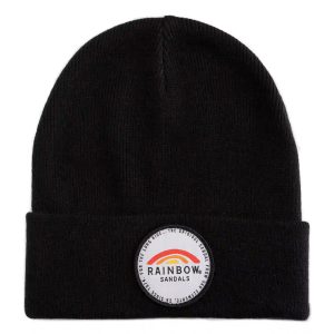Basic Cuff Beanie with Long Ride Patch 100% Acrylic