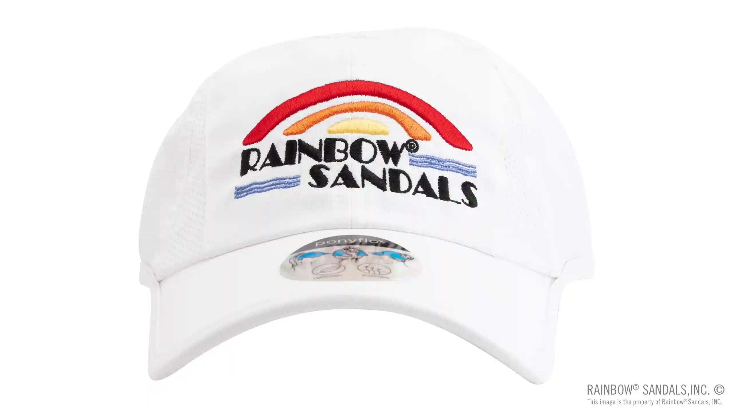 Rainbow Women's Pony Hat - Vintage Logo - Image 2