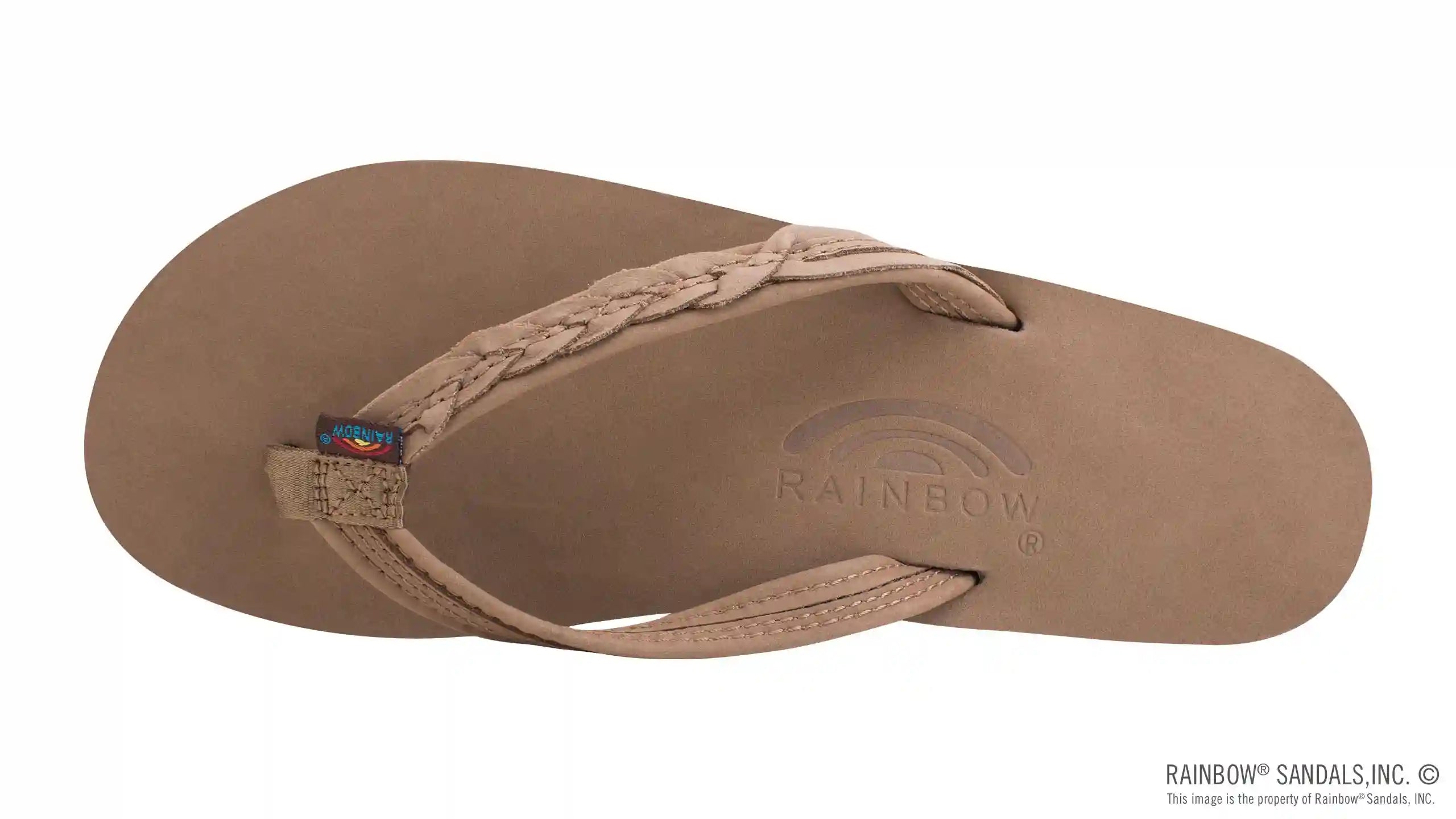 The Madison – Single Layer Arch Support with a Braid on a 1/2 Narrow Rolled Strap - Image 3