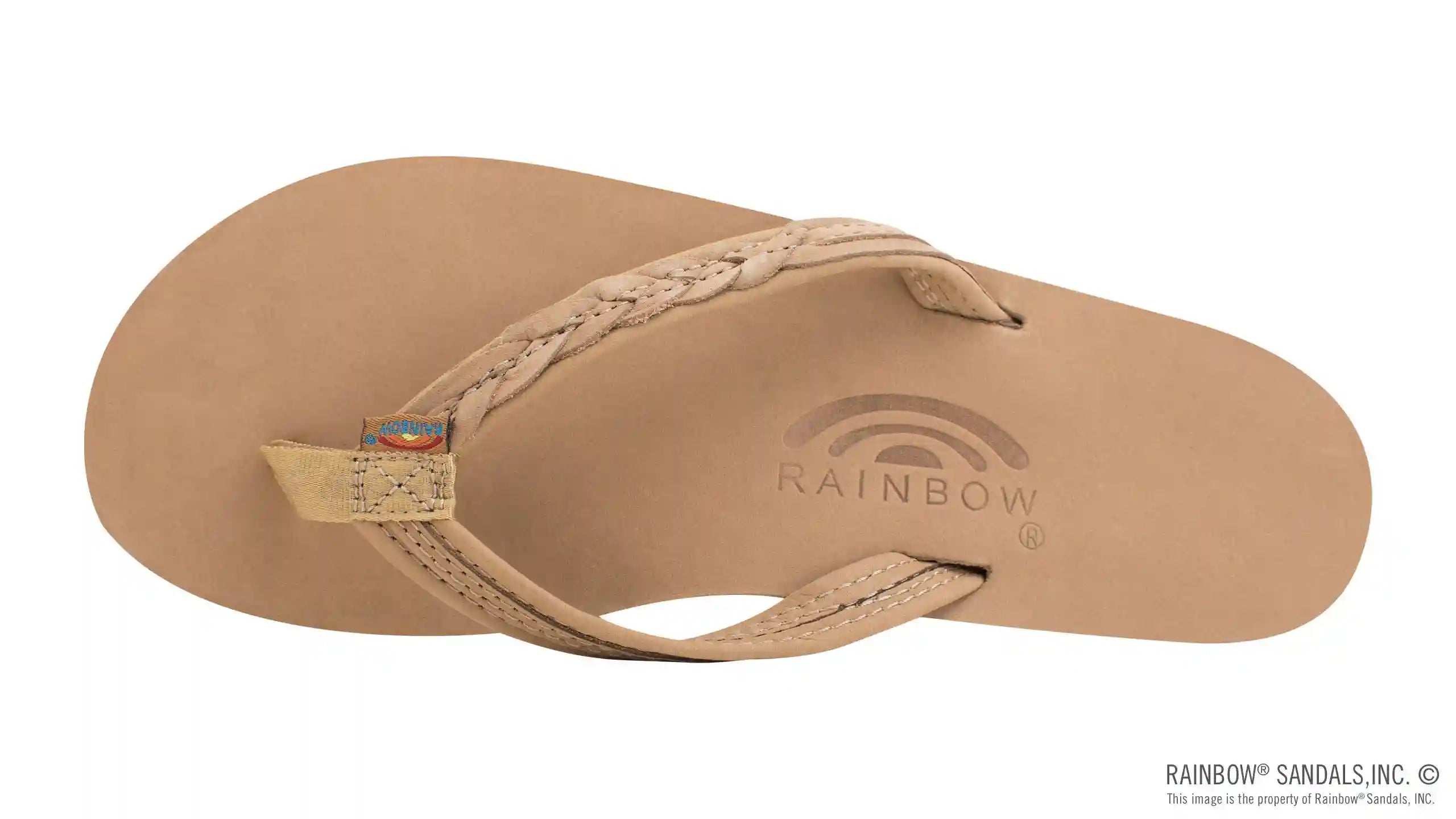 The Madison – Single Layer Arch Support with a Braid on a 1/2 Narrow Rolled Strap - Image 13