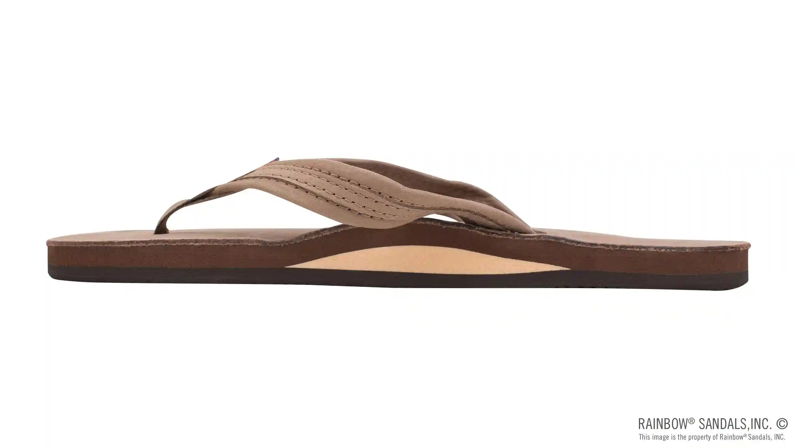 The Madison - Single Layer Arch Support with a Braid on a 3/4 Medium Rolled Strap - Image 2