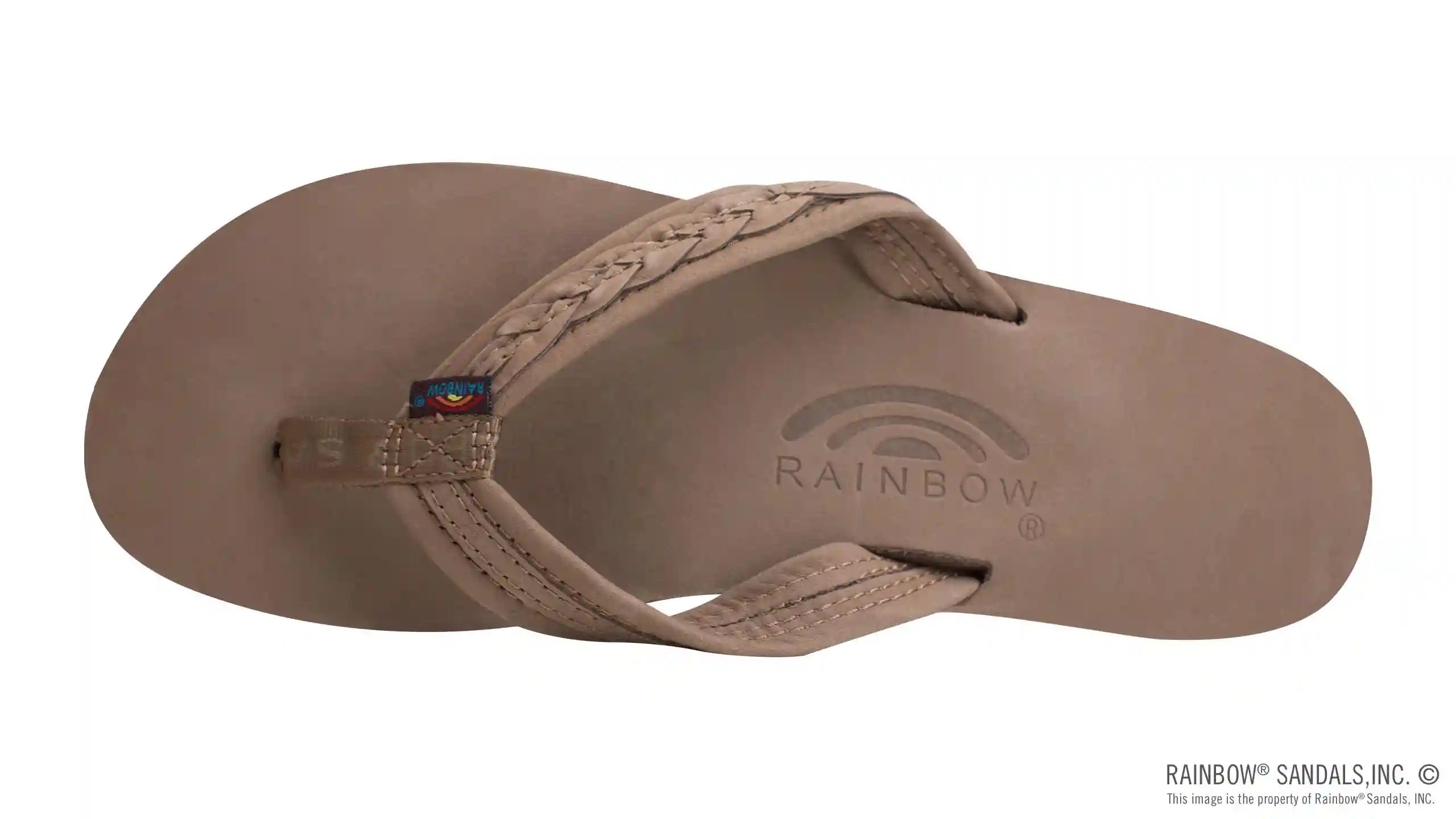 The Madison - Single Layer Arch Support with a Braid on a 3/4 Medium Rolled Strap - Image 3
