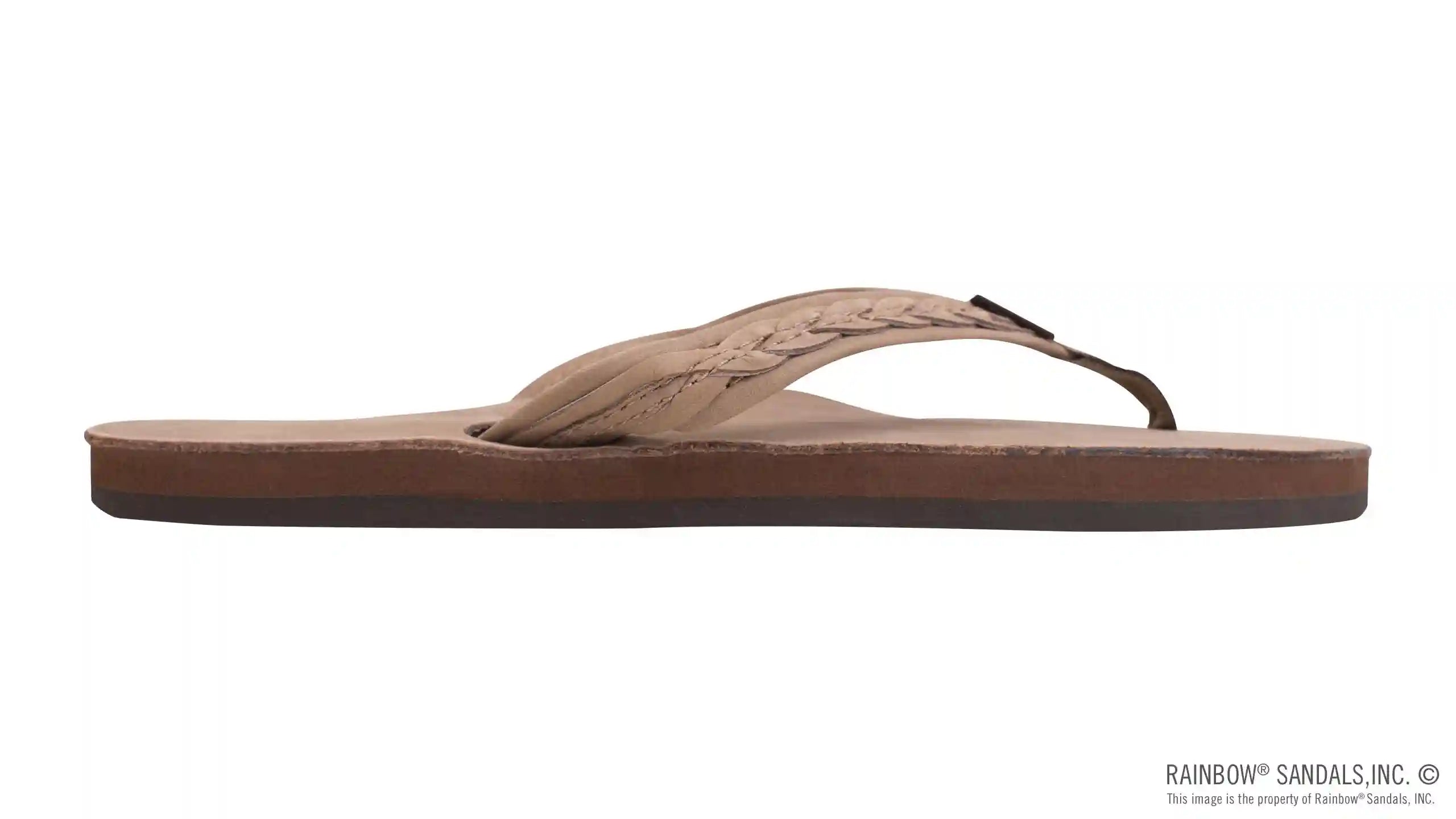 The Madison - Single Layer Arch Support with a Braid on a 3/4 Medium Rolled Strap - Image 4
