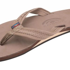 The Madison - Single Layer Arch Support with a Braid on a 3/4 Medium Rolled Strap