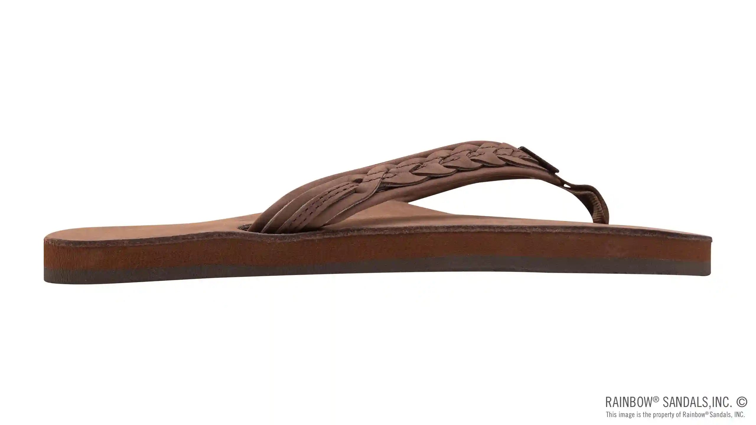 The Madison - Single Layer Arch Support with a Braid on a 3/4 Medium Rolled Strap - Image 9