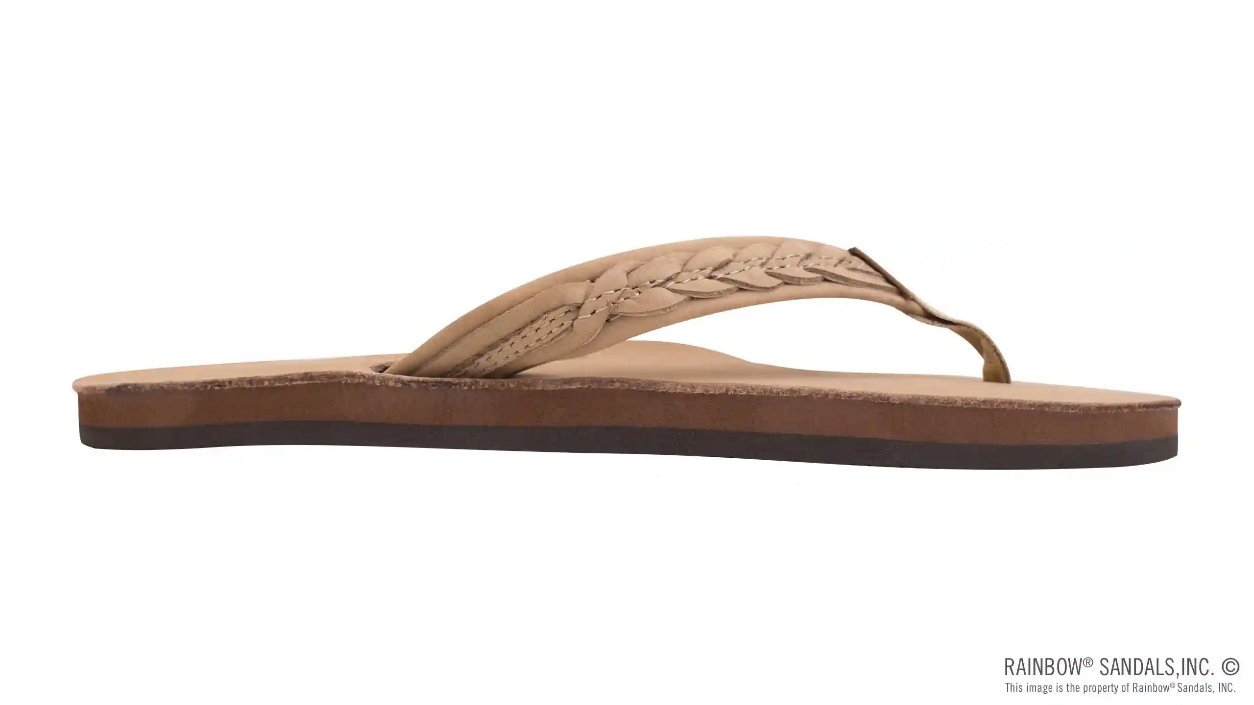 The Madison - Single Layer Arch Support with a Braid on a 3/4 Medium Rolled Strap - Image 19