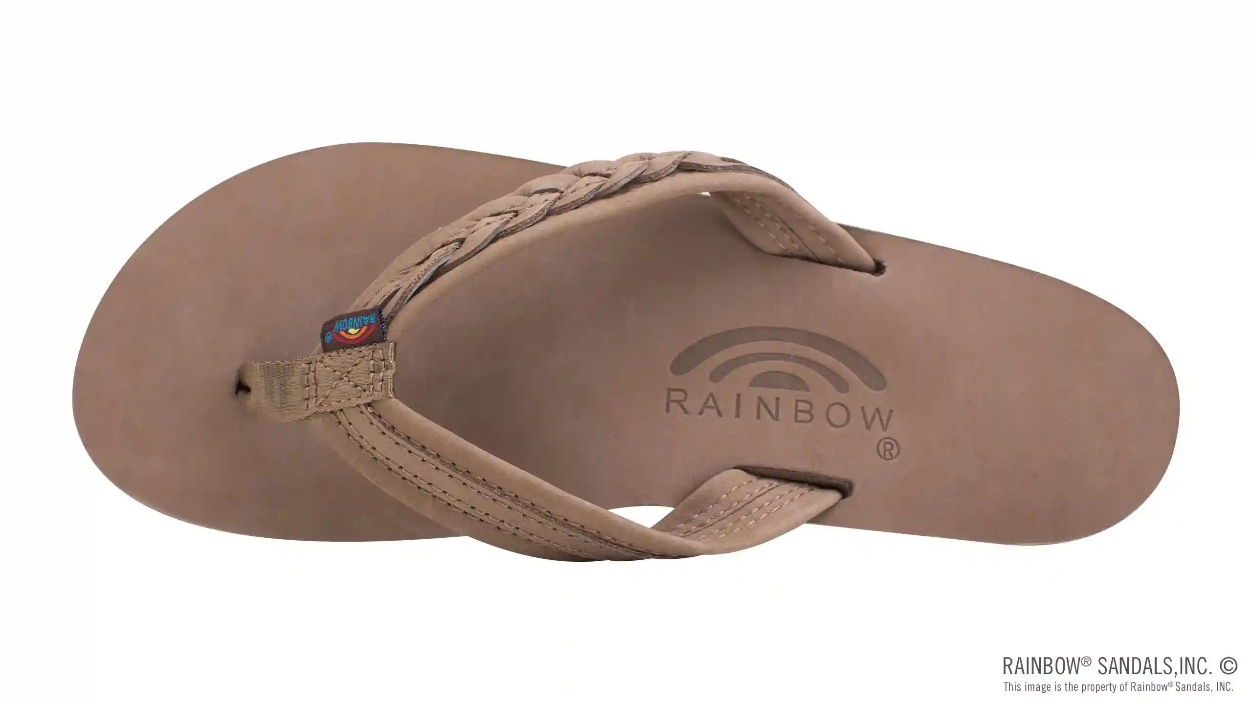 The Madison - Double Layer Arch Support with a Braid on a 3/4 Medium Rolled Strap - Image 3