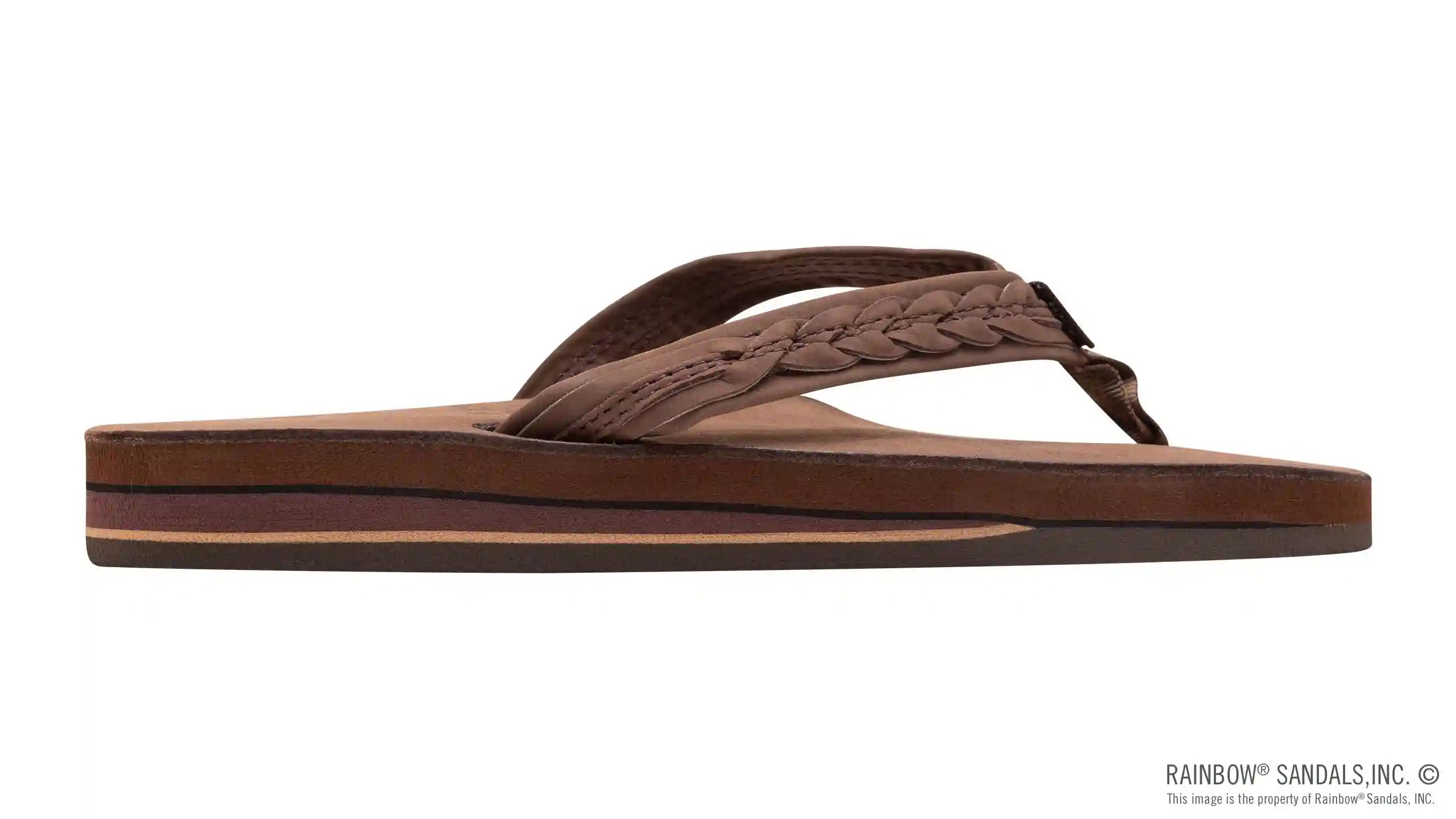 The Madison - Double Layer Arch Support with a Braid on a 3/4 Medium Rolled Strap - Image 9