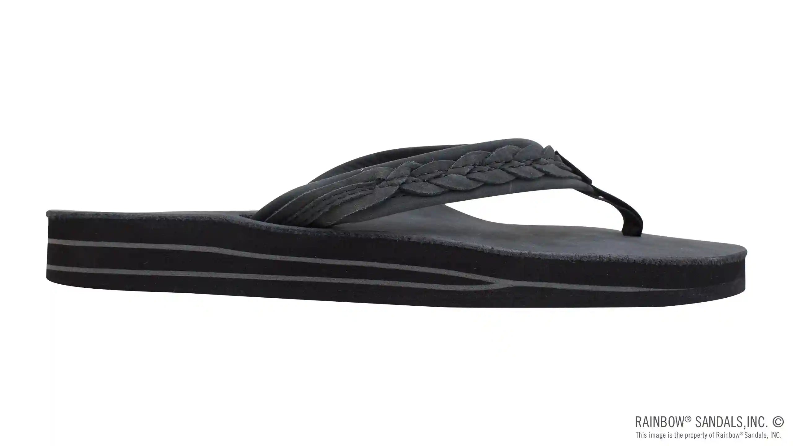 The Madison - Double Layer Arch Support with a Braid on a 3/4 Medium Rolled Strap - Image 14