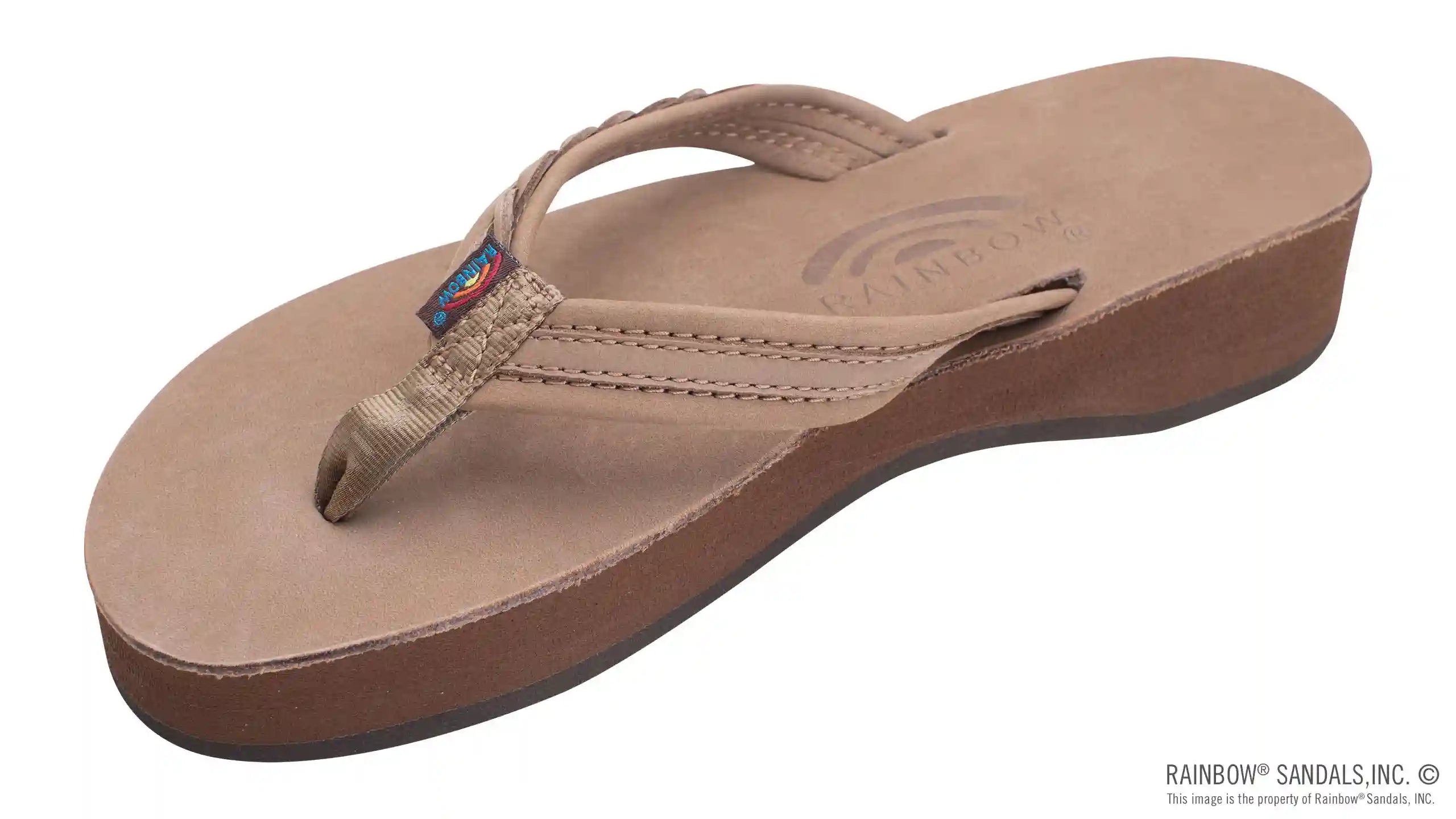 Madison Four Layer Wedge with a 3/4 Medium Braided Strap