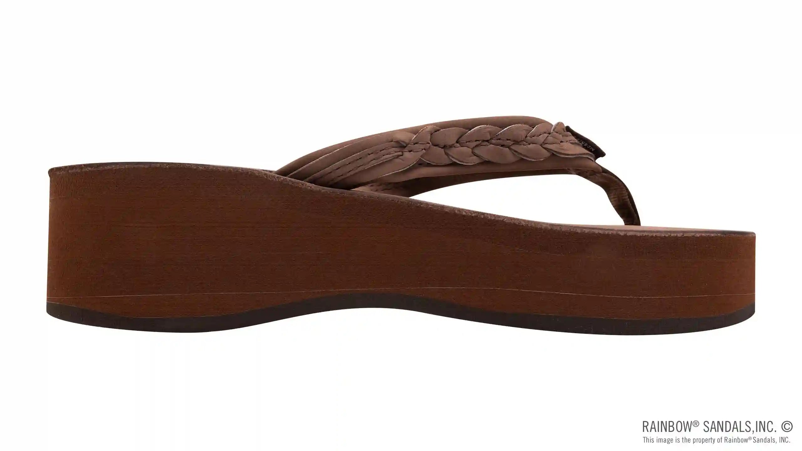 Madison Six Layer Wedge with a 3/4 Medium Braided Strap - Image 9