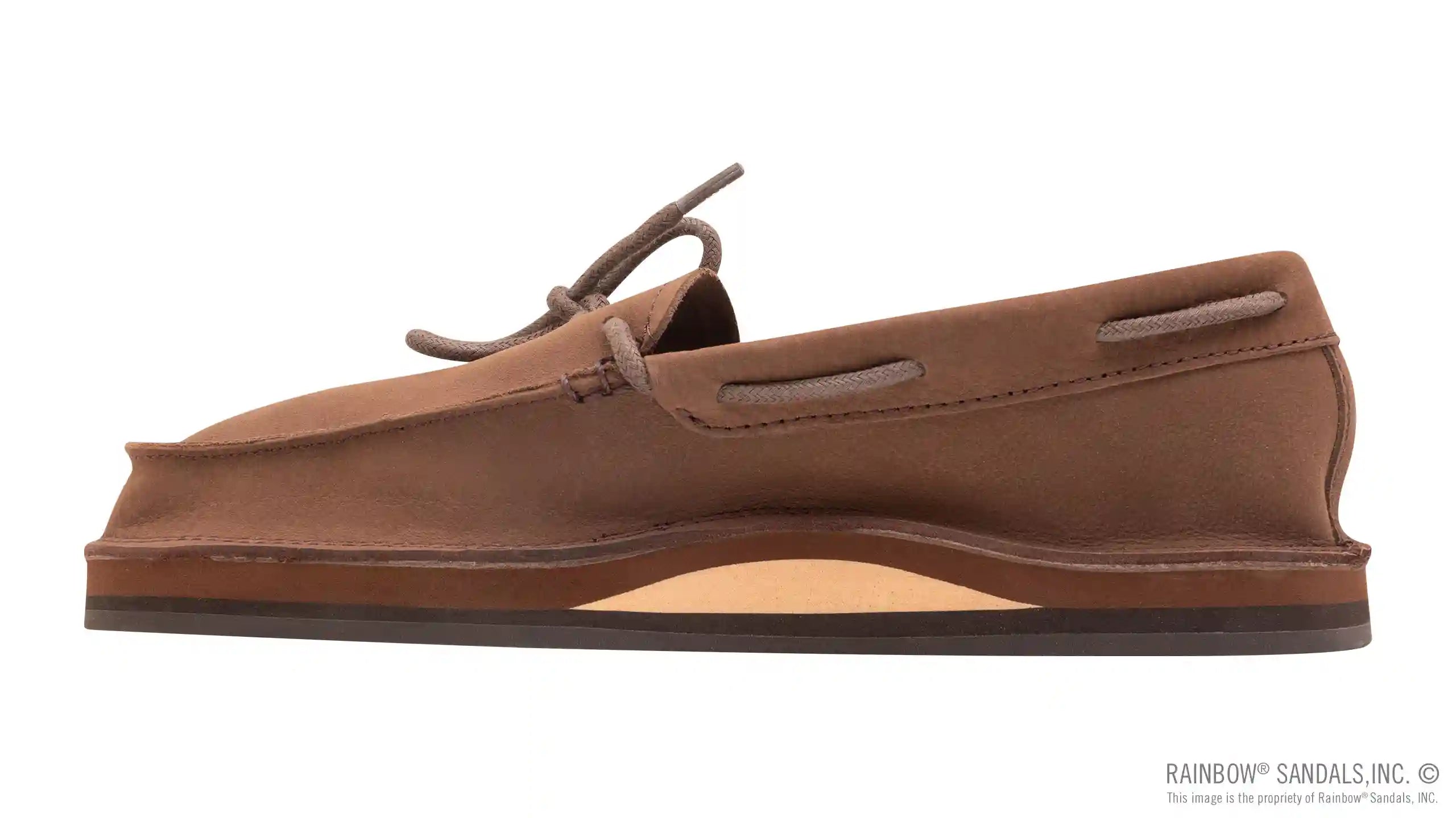 Women's Single Layer Milled Leather Mocca Loaf - Image 2